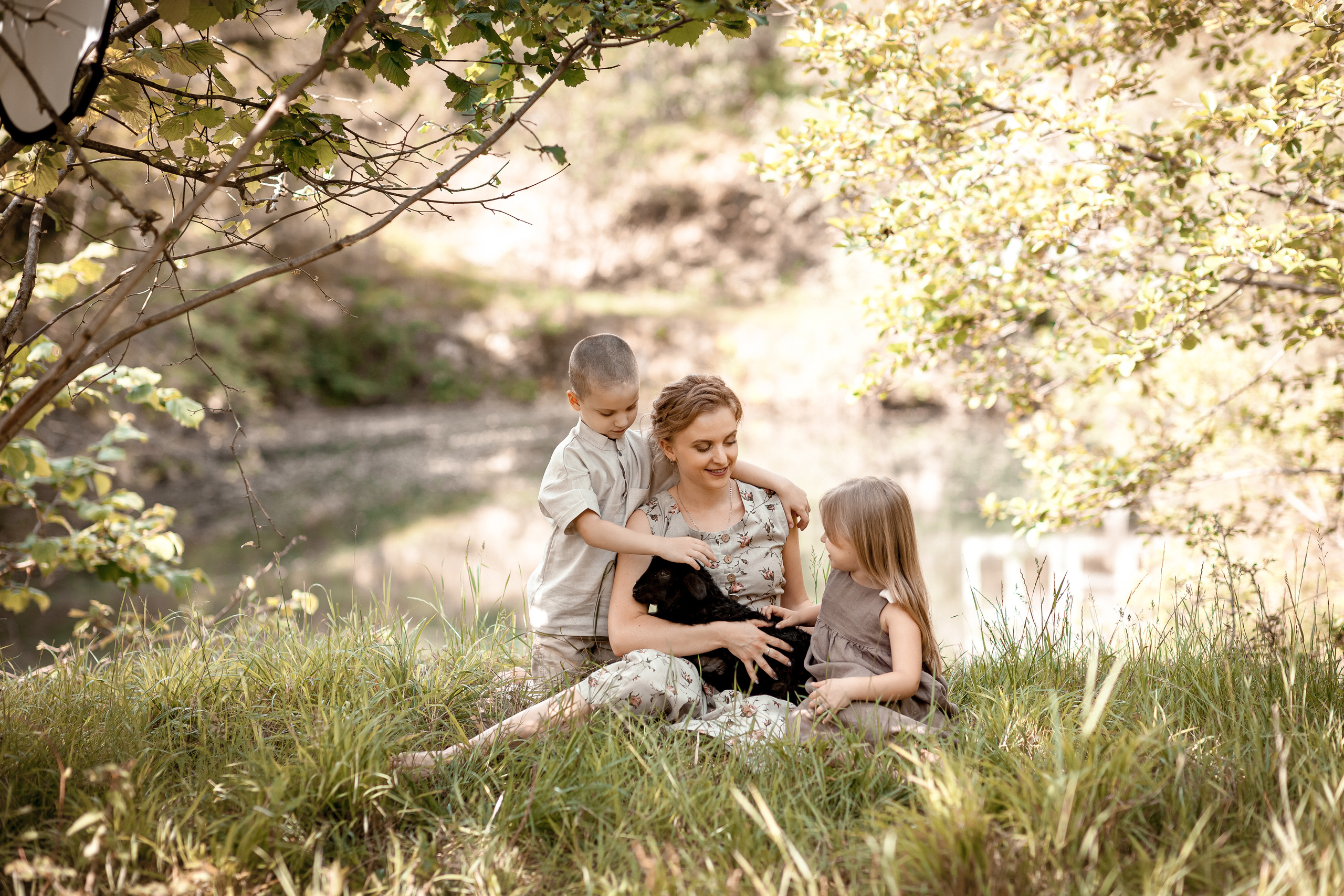 В Отраде с козликом. Семейный и детский фотограф в Туапсинском районе Кузьмичёва Светлана