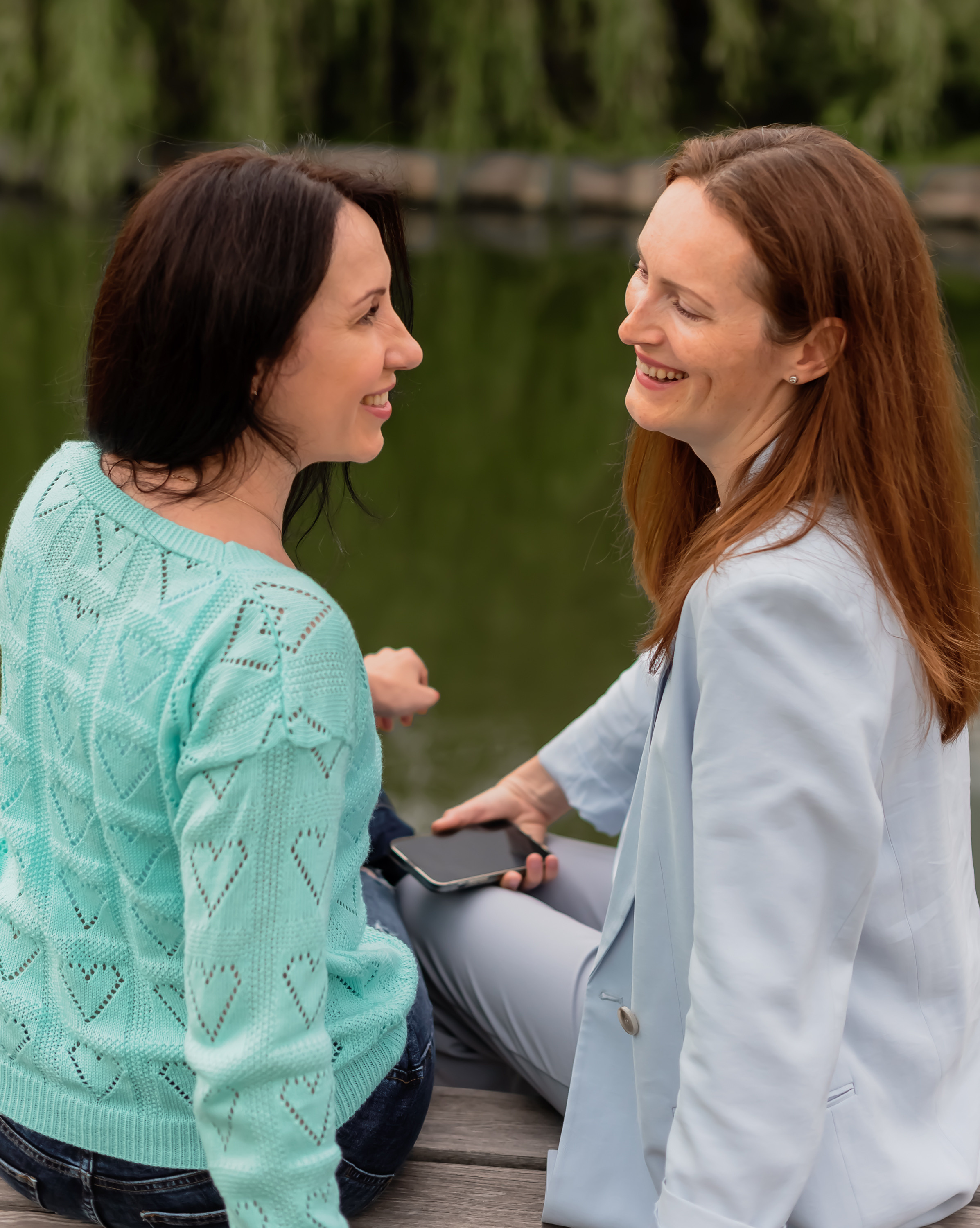 Евгения и Ольга на набережной. Фотограф Тула творческие фотосессии недорого Ольга Ромашина