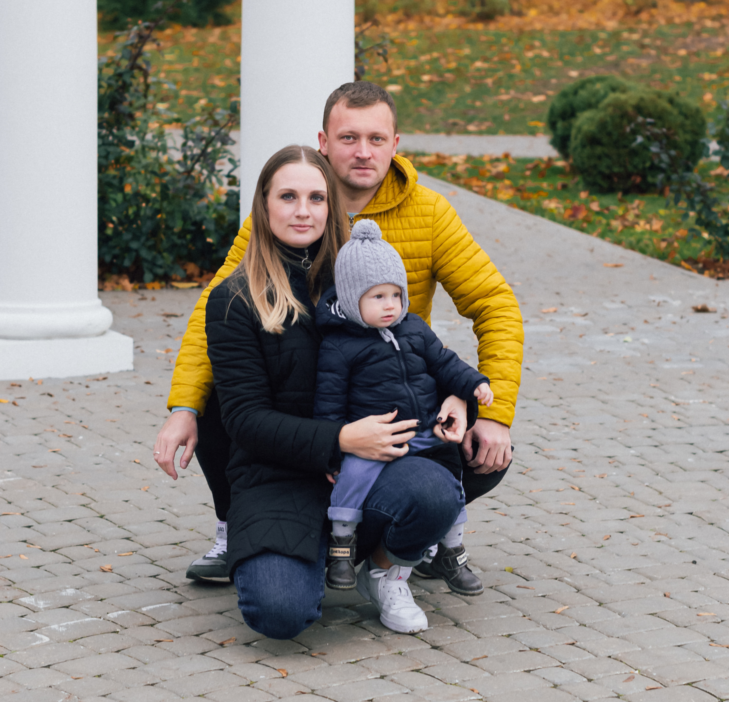 Осенняя съемка семьи Дениса. Фотограф Тула творческие фотосессии недорого Ольга Ромашина