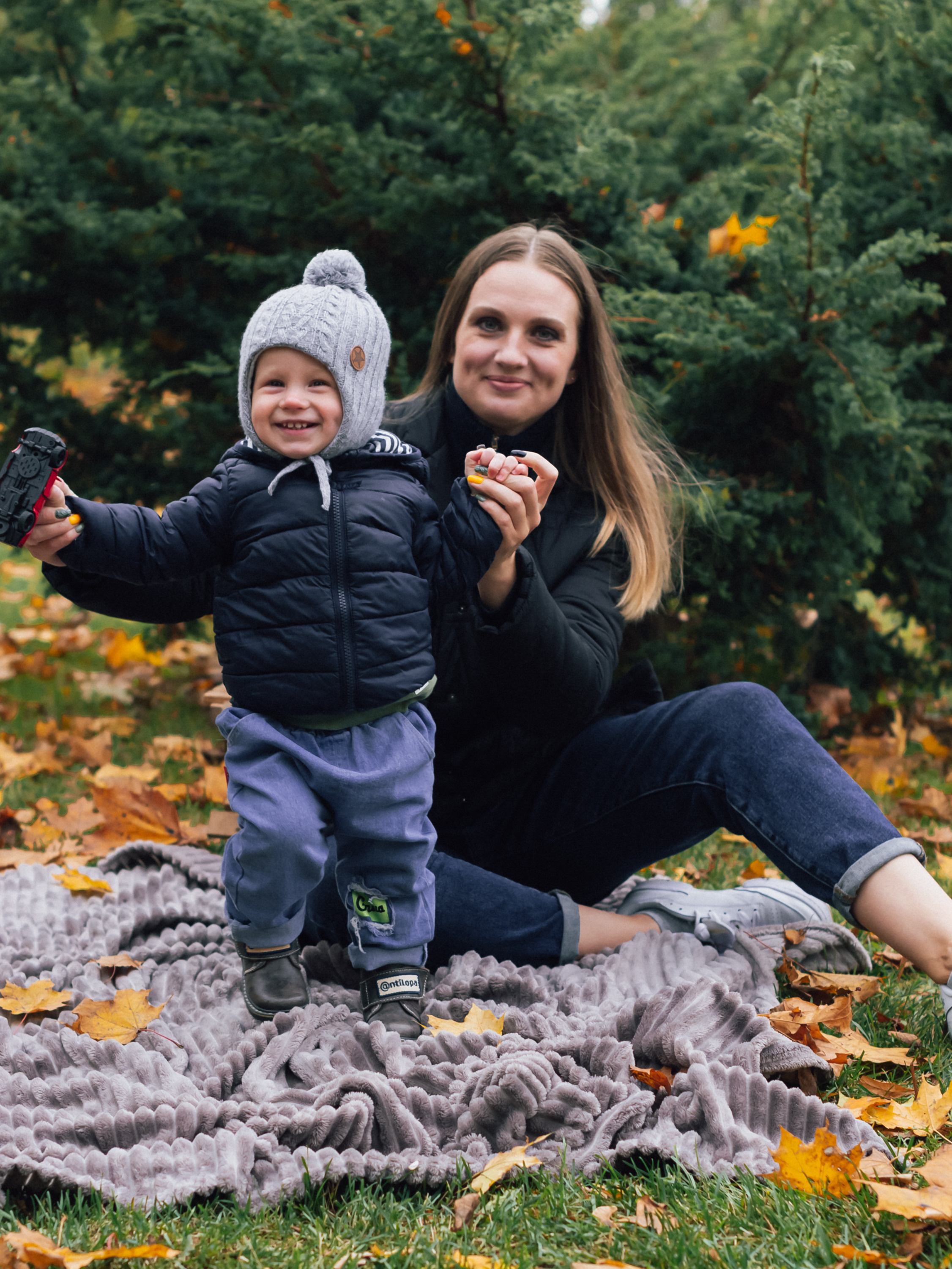 Осенняя съемка семьи Дениса. Фотограф Тула творческие фотосессии недорого Ольга Ромашина