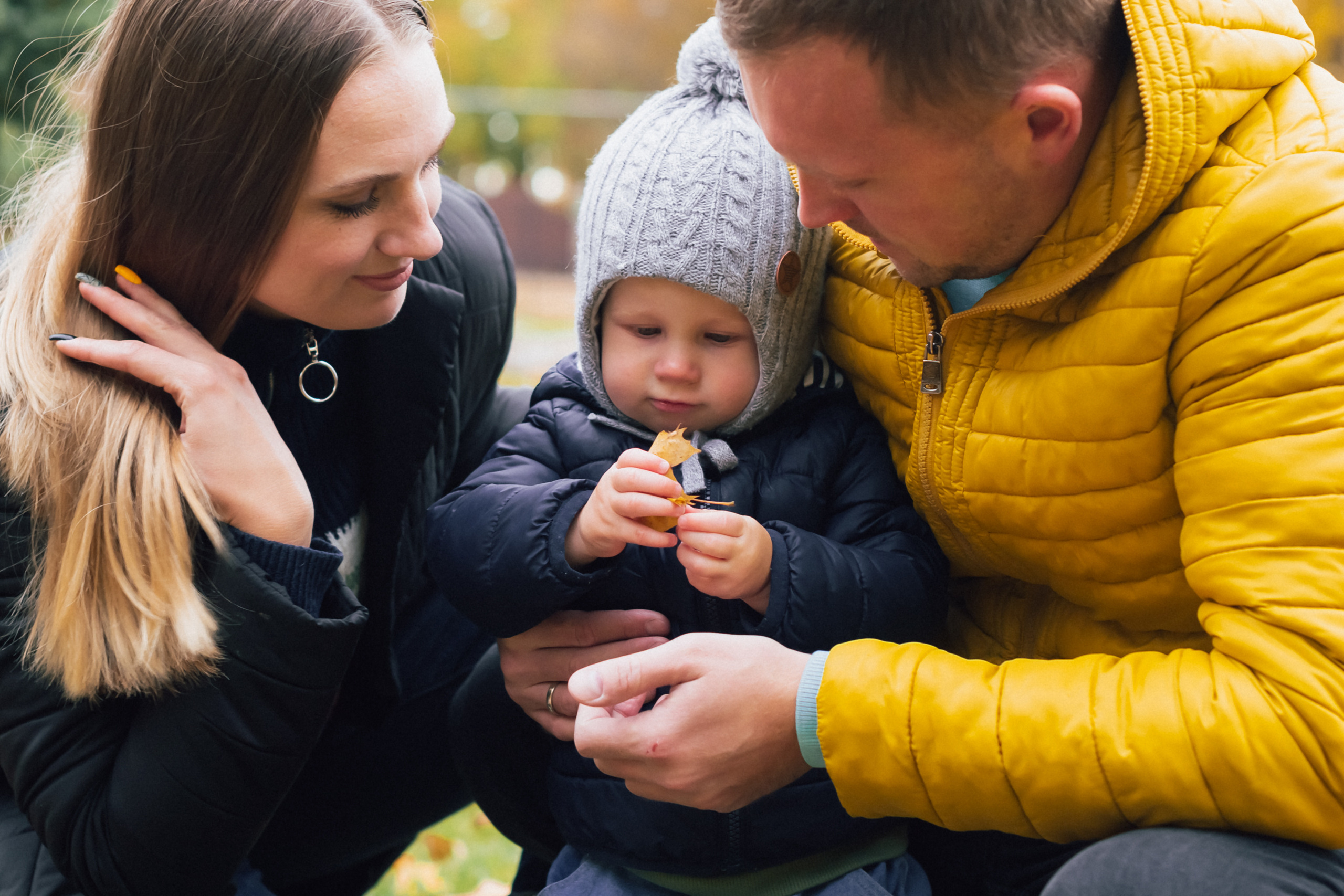 Осенняя съемка семьи Дениса. Фотограф Тула творческие фотосессии недорого Ольга Ромашина