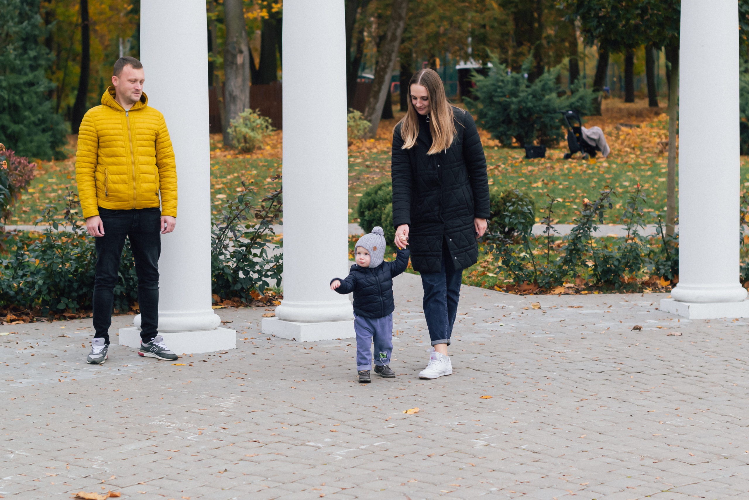 Осенняя съемка семьи Дениса. Фотограф Тула творческие фотосессии недорого Ольга Ромашина