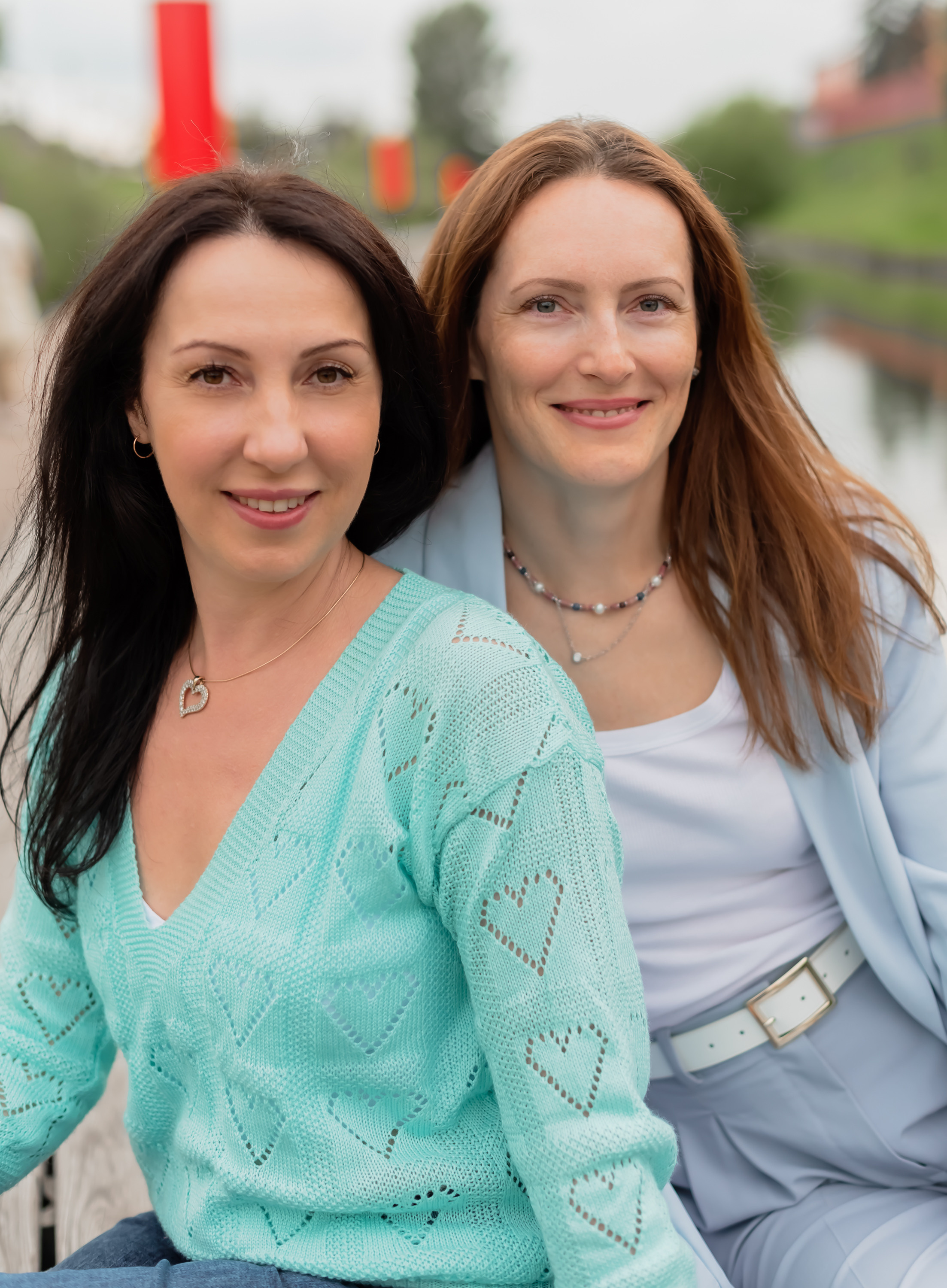 Евгения и Ольга на набережной. Фотограф Тула творческие фотосессии недорого Ольга Ромашина