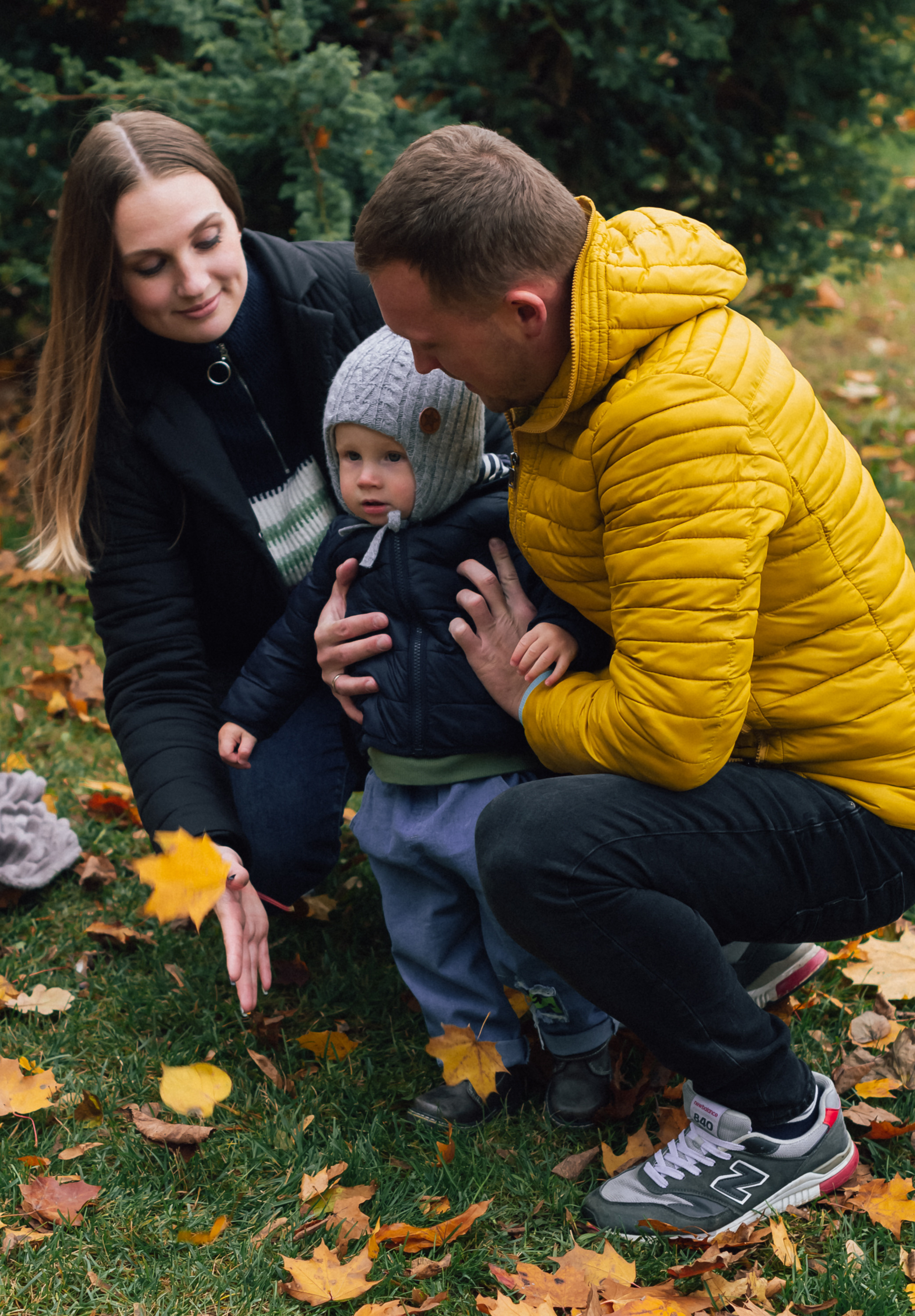 Осенняя съемка семьи Дениса. Фотограф Тула творческие фотосессии недорого Ольга Ромашина