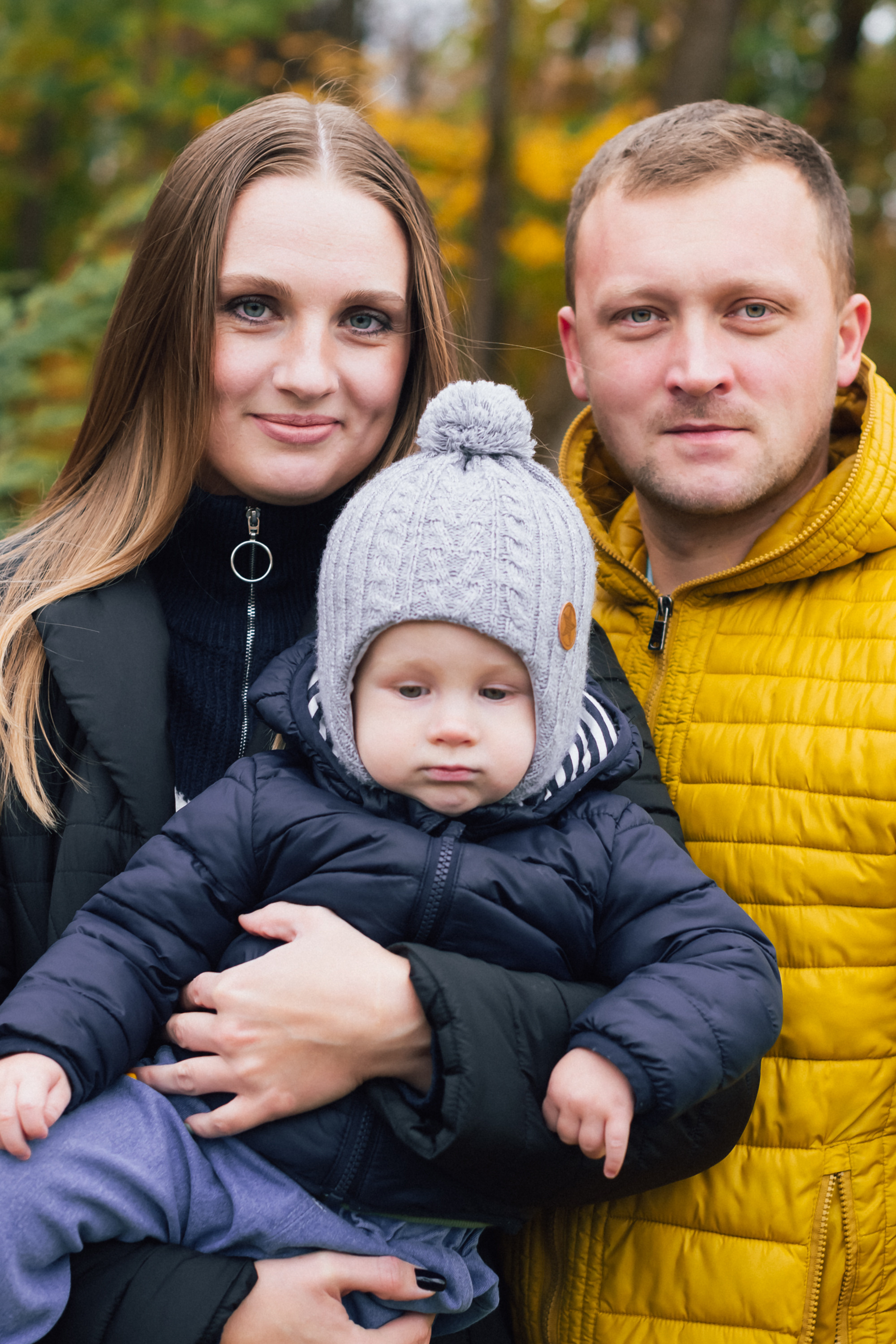 Осенняя съемка семьи Дениса. Фотограф Тула творческие фотосессии недорого Ольга Ромашина