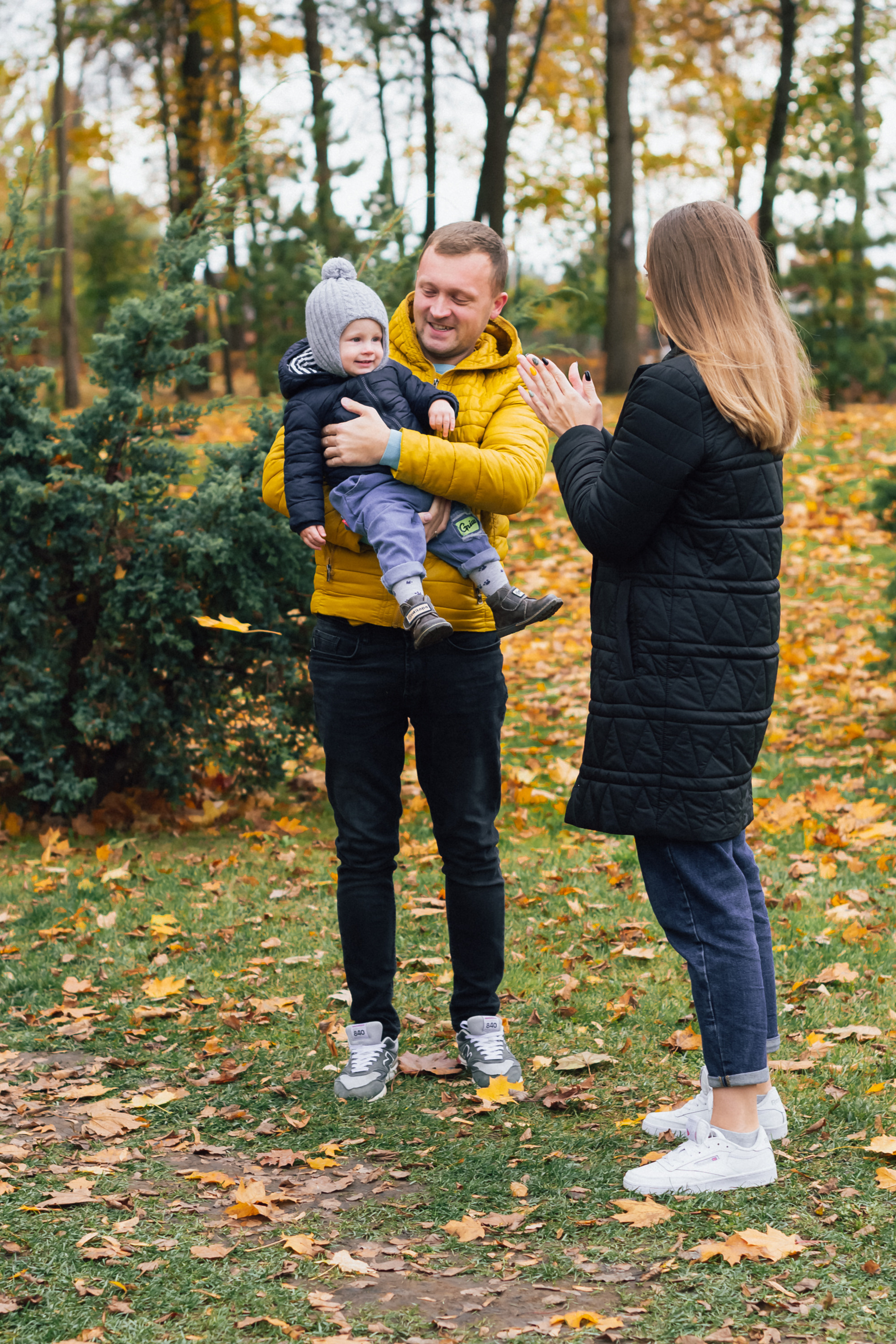 Осенняя съемка семьи Дениса. Фотограф Тула творческие фотосессии недорого Ольга Ромашина