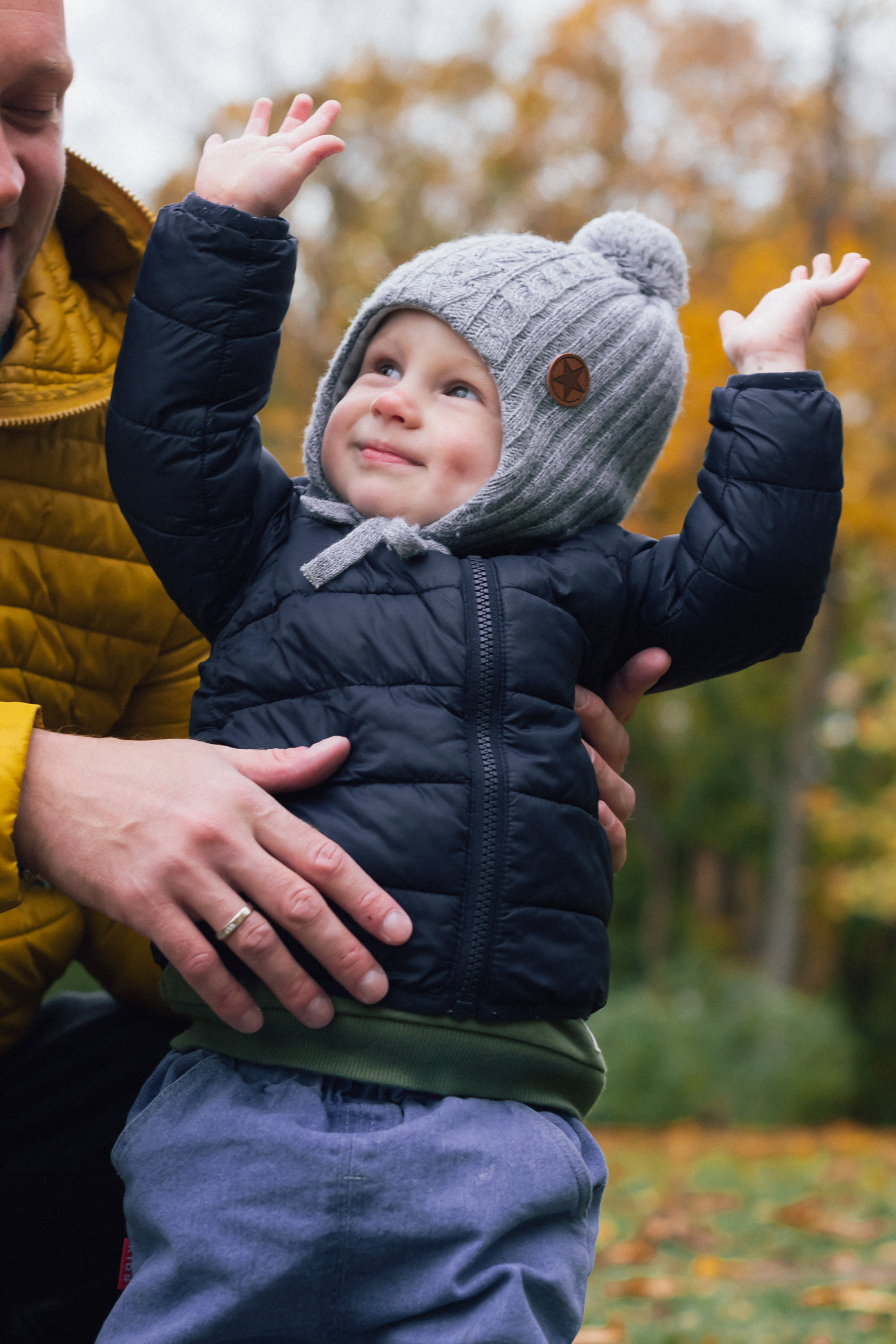 Осенняя съемка семьи Дениса. Фотограф Тула творческие фотосессии недорого Ольга Ромашина