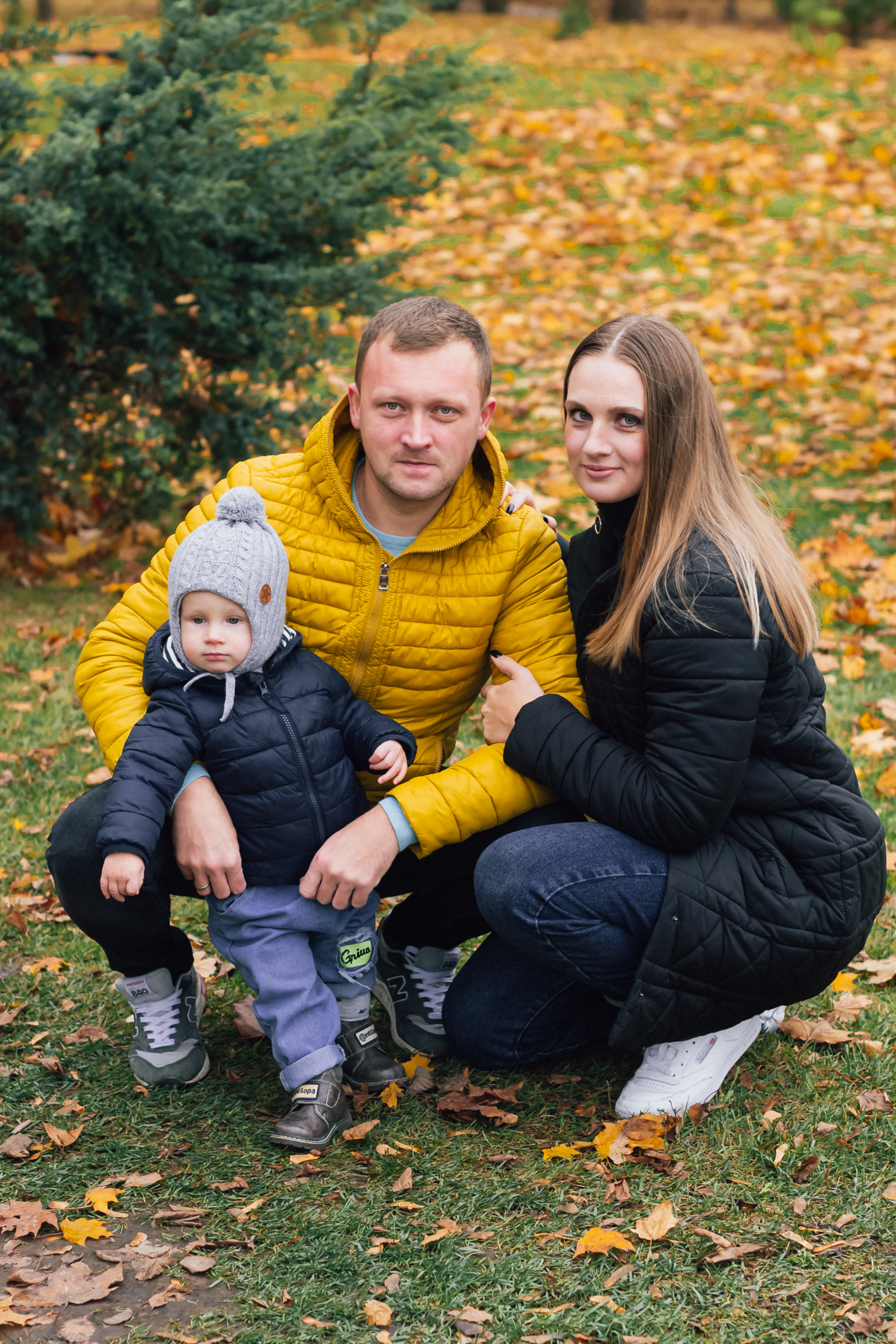 Осенняя съемка семьи Дениса. Фотограф Тула творческие фотосессии недорого Ольга Ромашина