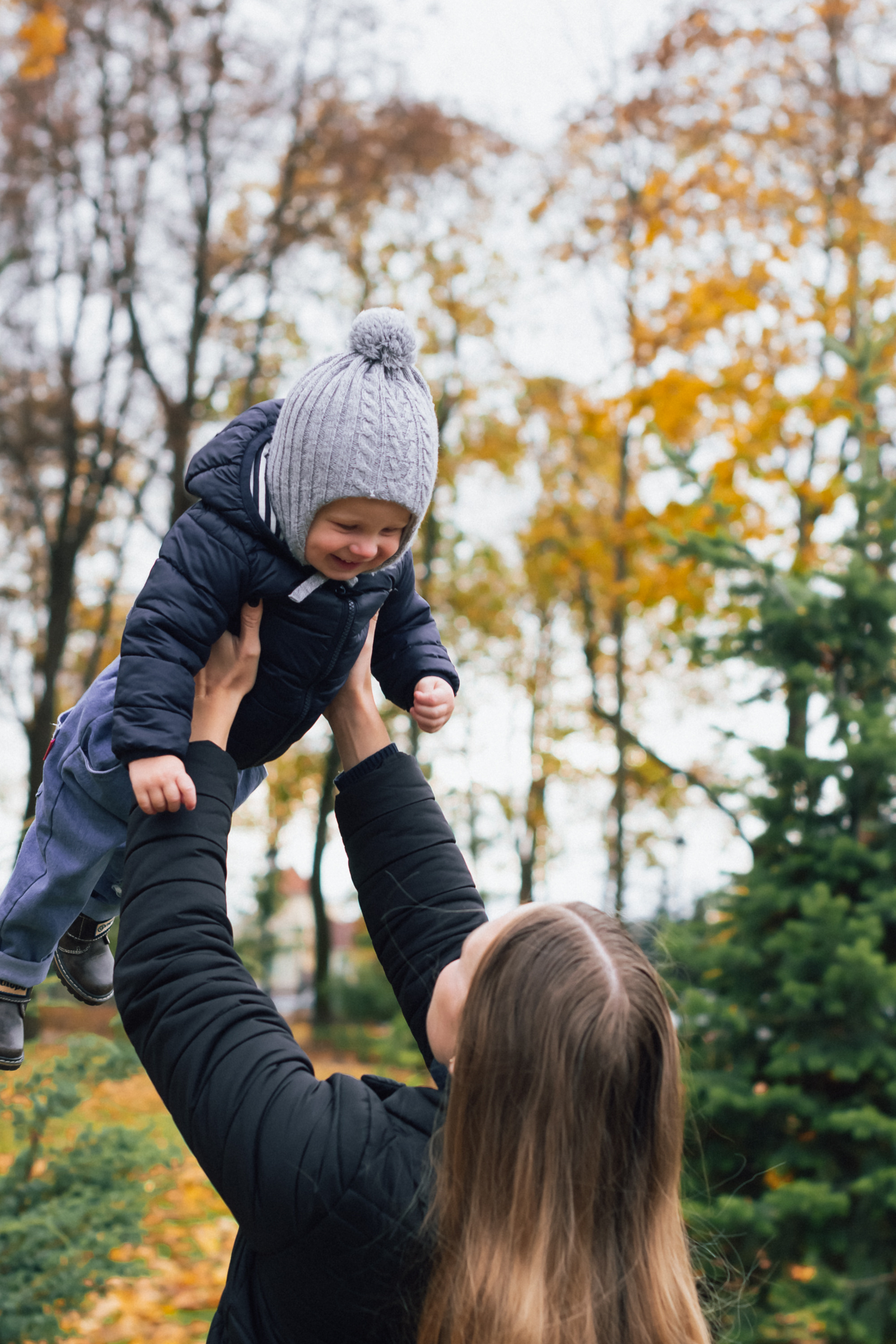 Осенняя съемка семьи Дениса. Фотограф Тула творческие фотосессии недорого Ольга Ромашина