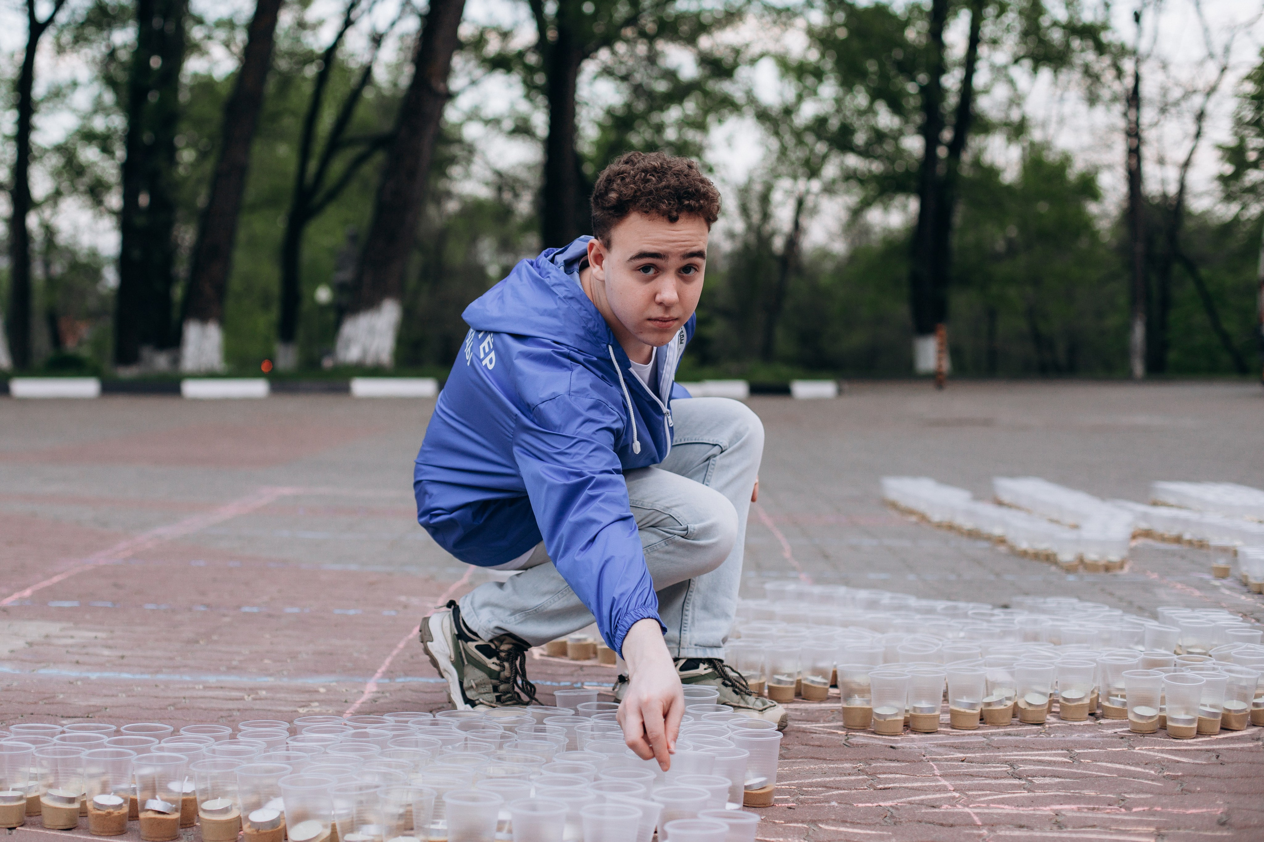 Акция «Огненные картины войны». Фотограф Михайлова Анастасия | Белгород