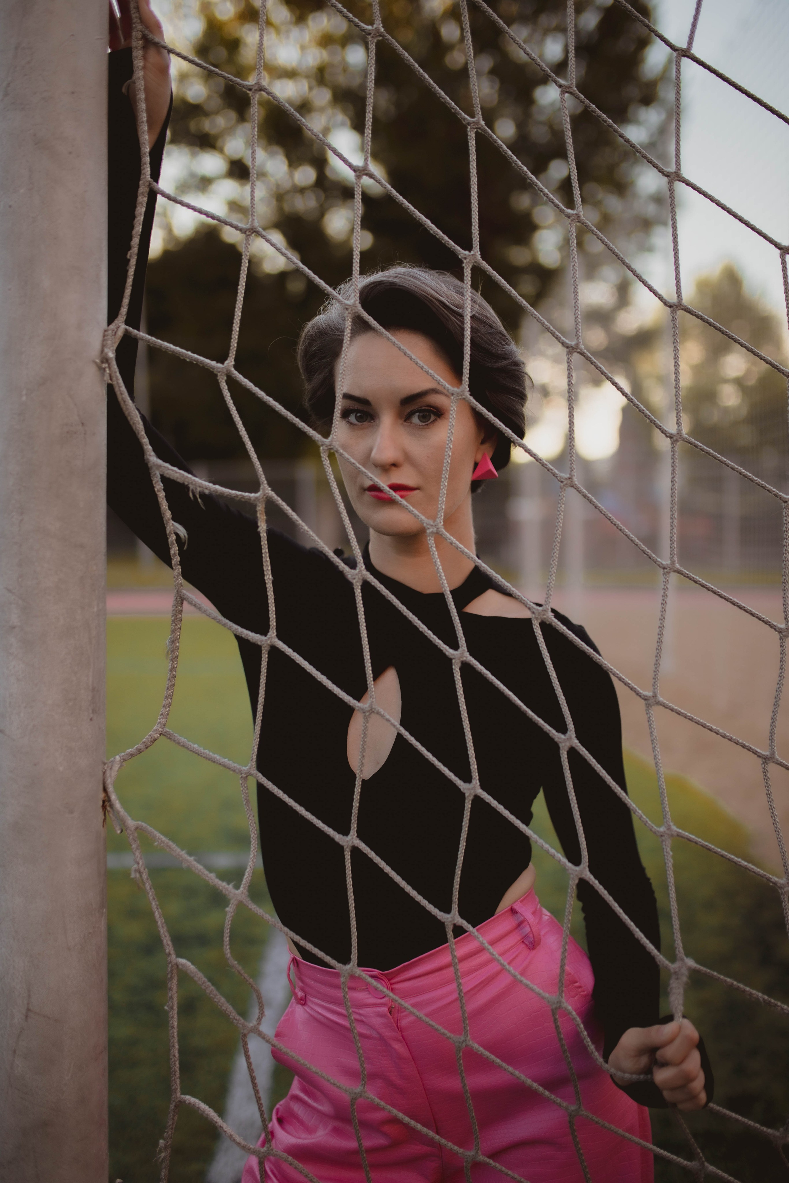 Рассвет на стадионе с Ольгой. Александра Мельниченко/ Бегающий фотограф