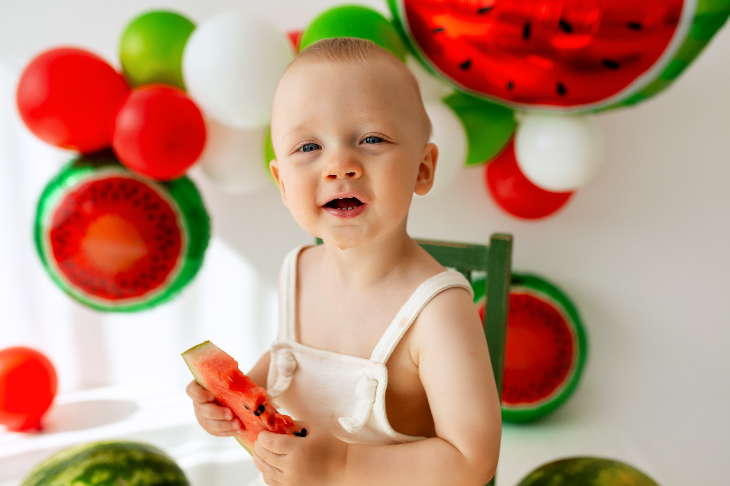КОСТЯ и арбузы. Фотограф новорожденных Оксана Полевская