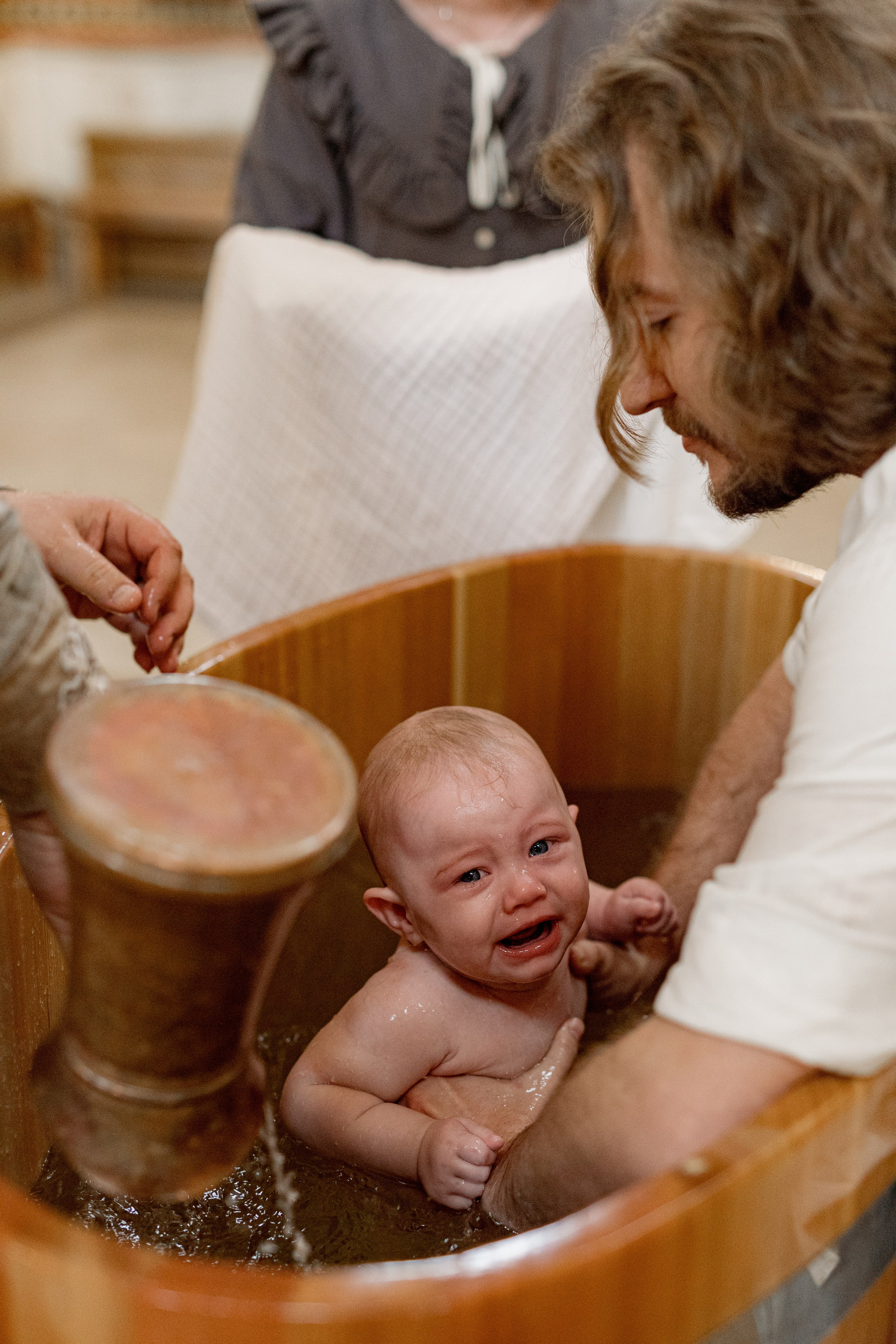 Таинство Крещения Веры. Фотограф новорождённых Newborn Москва