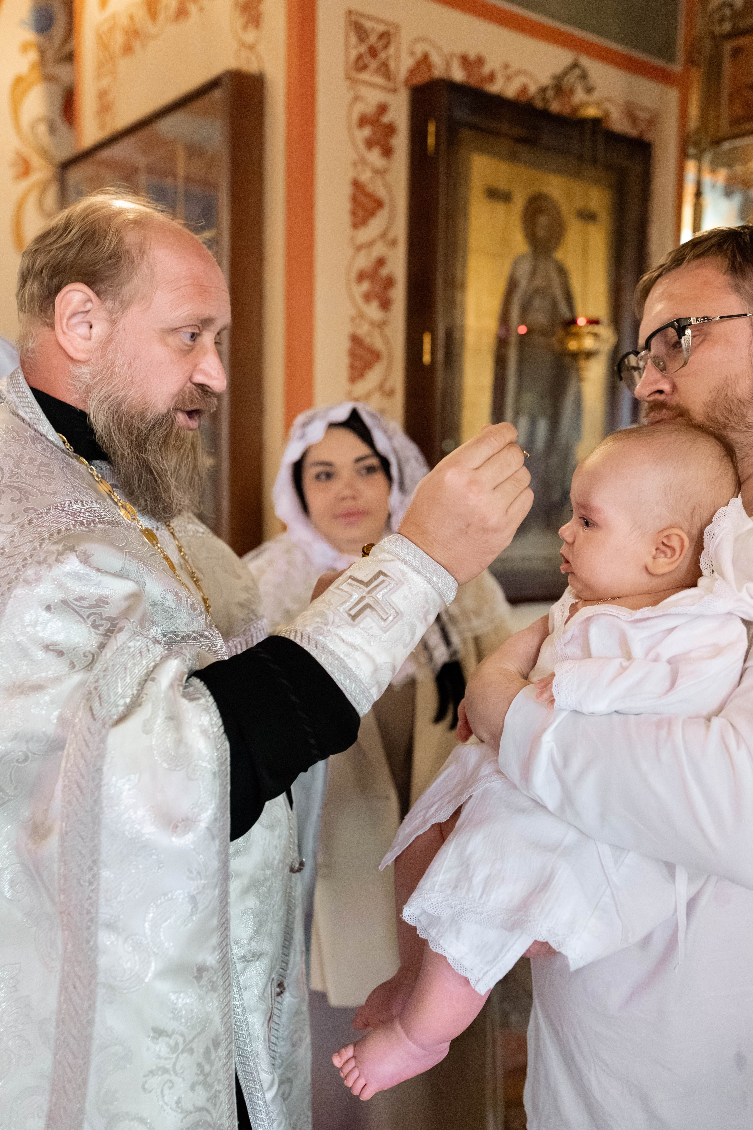 Таинство Крещения Евгения. Фотограф новорождённых Newborn Москва