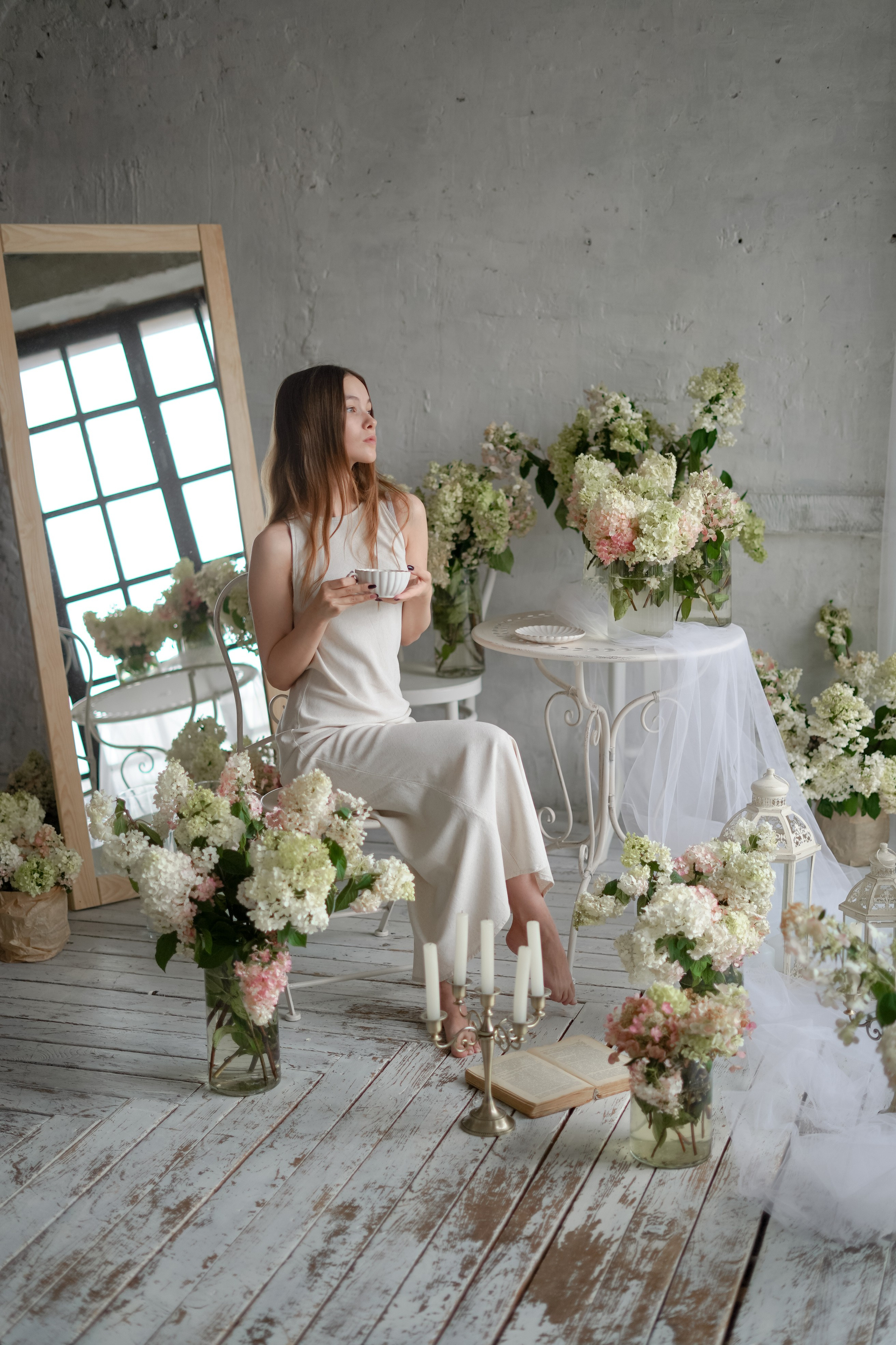 В ароматах гортензий. Фотограф Татьяна Митрофанова