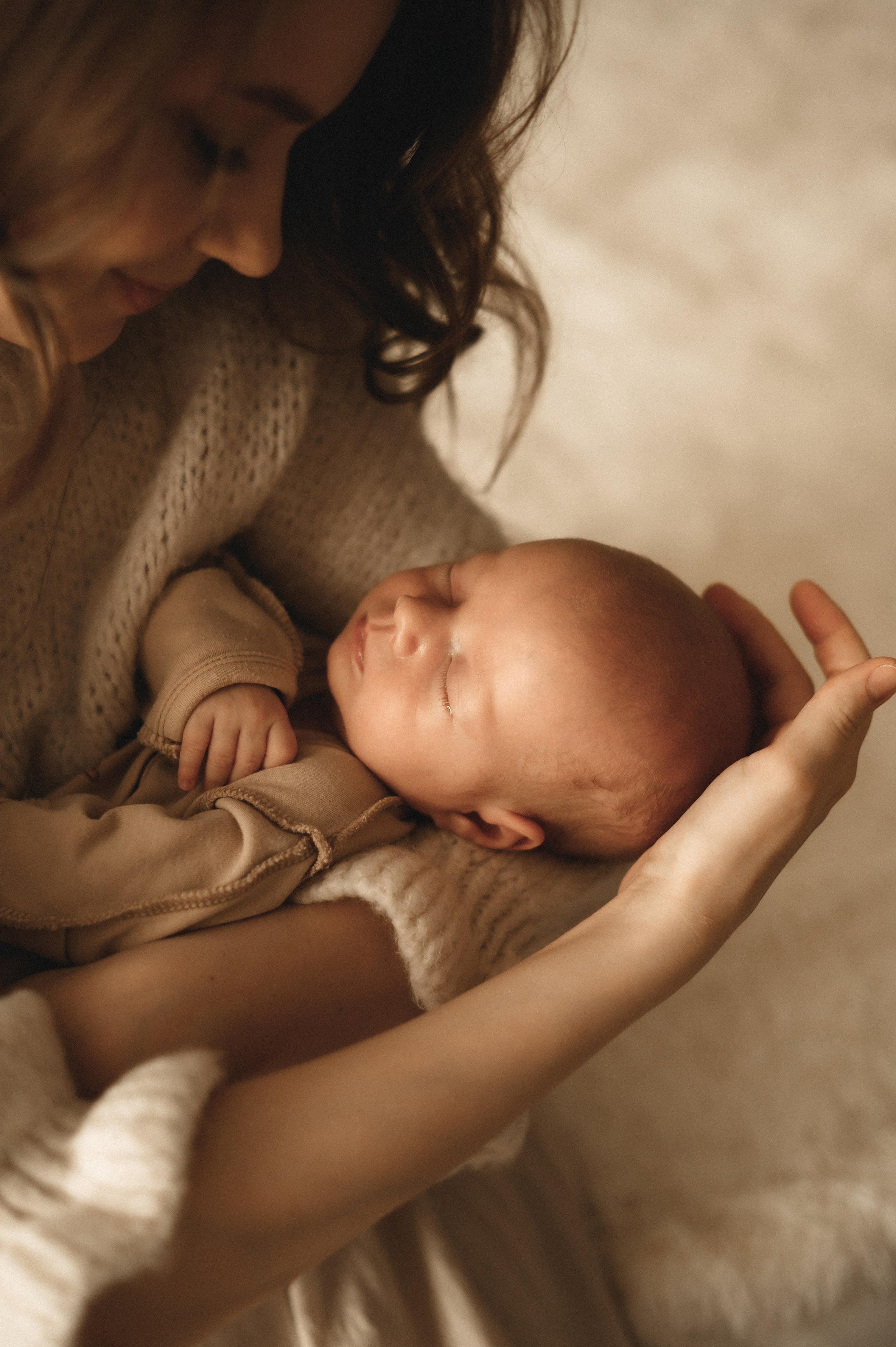 Первый месяц. Мама, папа и малыш. Семейный фотограф в г. Ставрополь, Сорокина Мария
