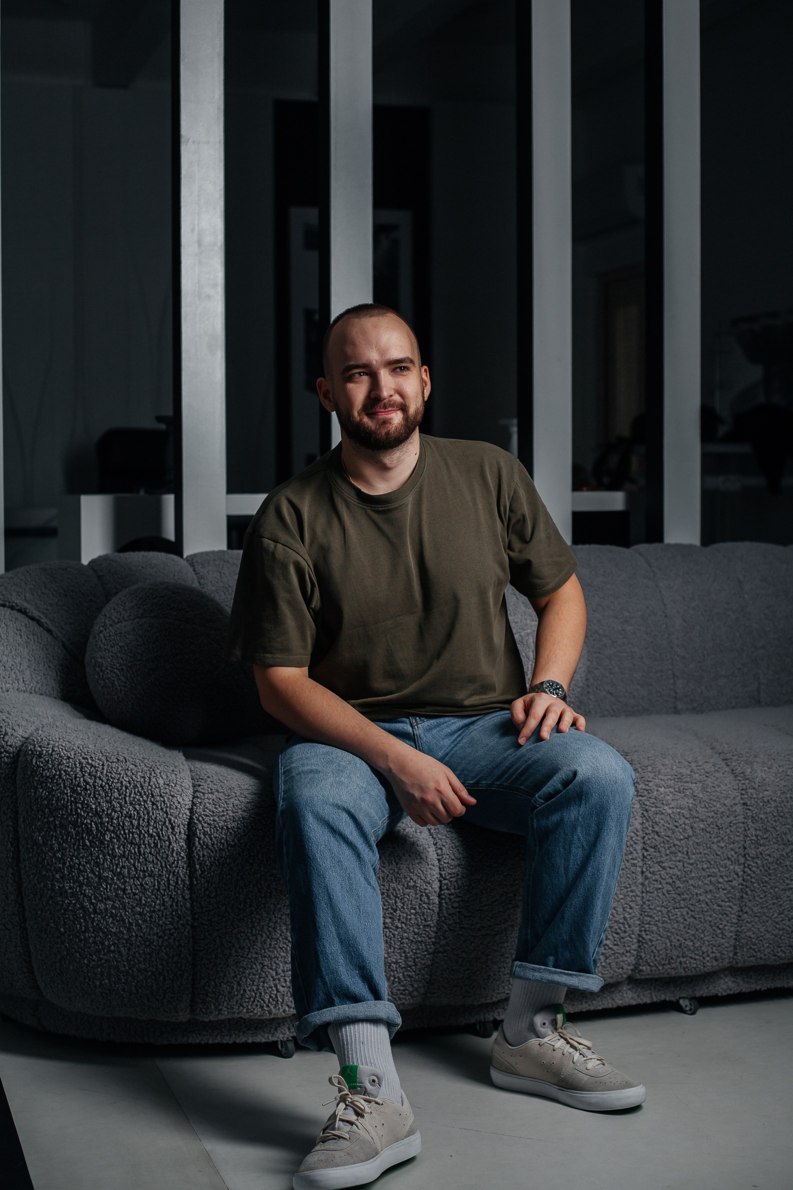 Мужской портрет в студии. Мультижанровый фотограф в Москве Наталия Степанова