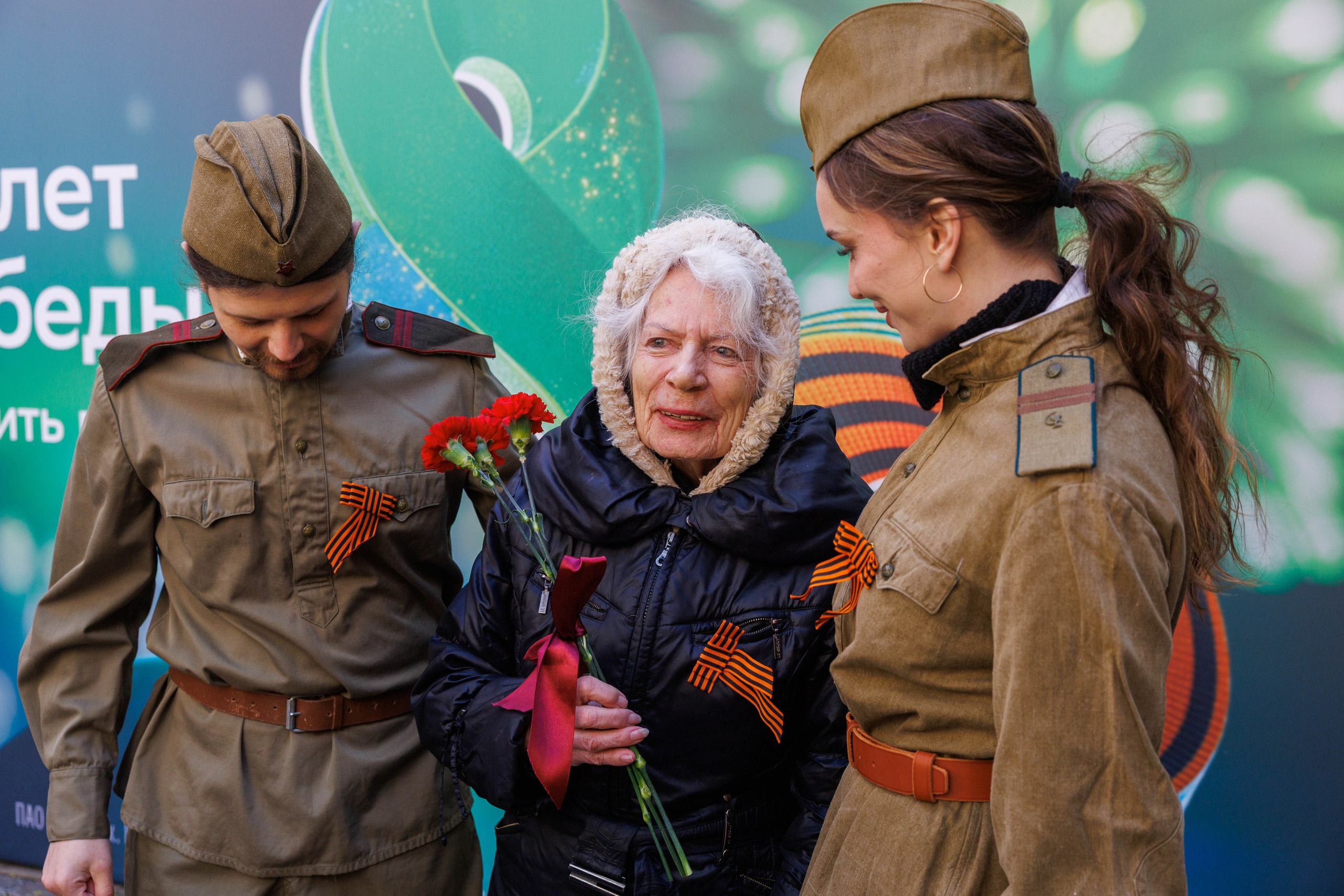 Празднование 9 МАЯ в одном Питерском дворе