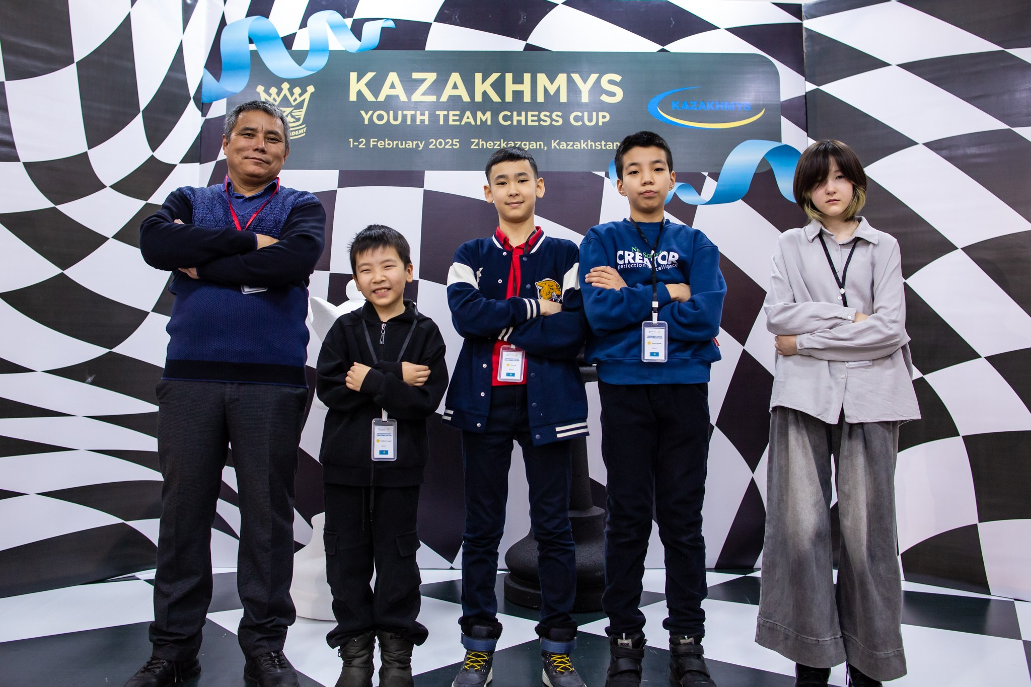 2025.02.02 KAZAKHMYS Youth Team Chess CUP 2025 — Day2_Teams. Фотограф Анна Штурман (репортажная съёмка любых событий и мероприятий) Anna Shtourman photographer