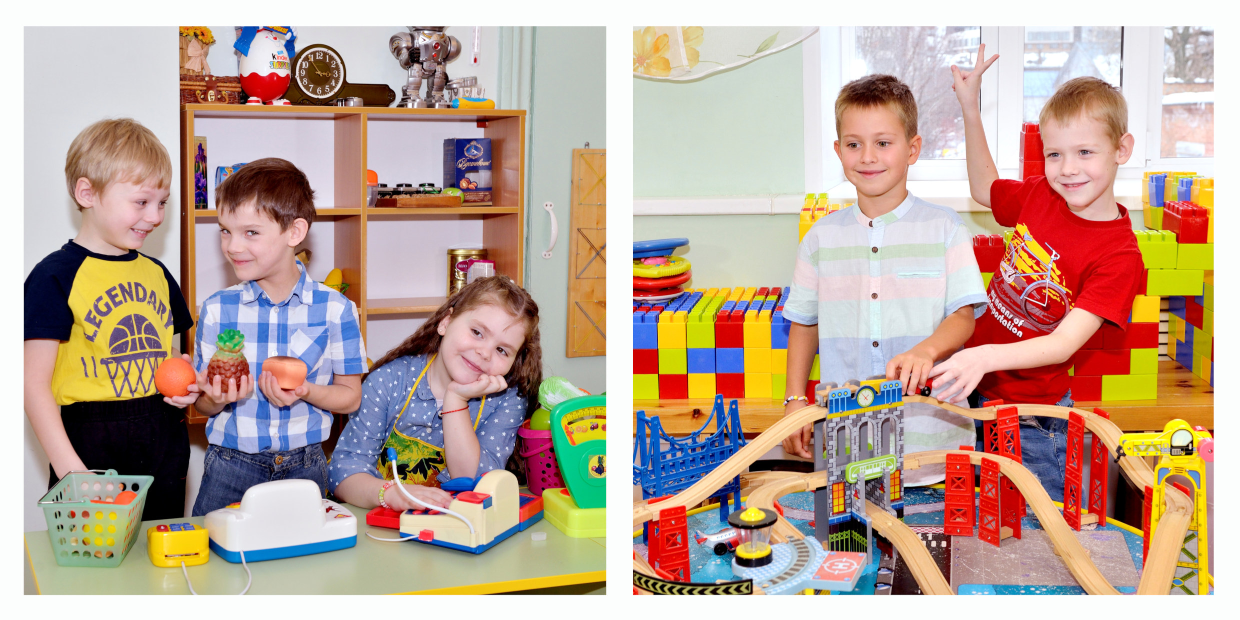 Игры в группе. Фотограф в Ярославле Наталья Романова. Выпускные альбомы для детского сада, начальной и средней школы