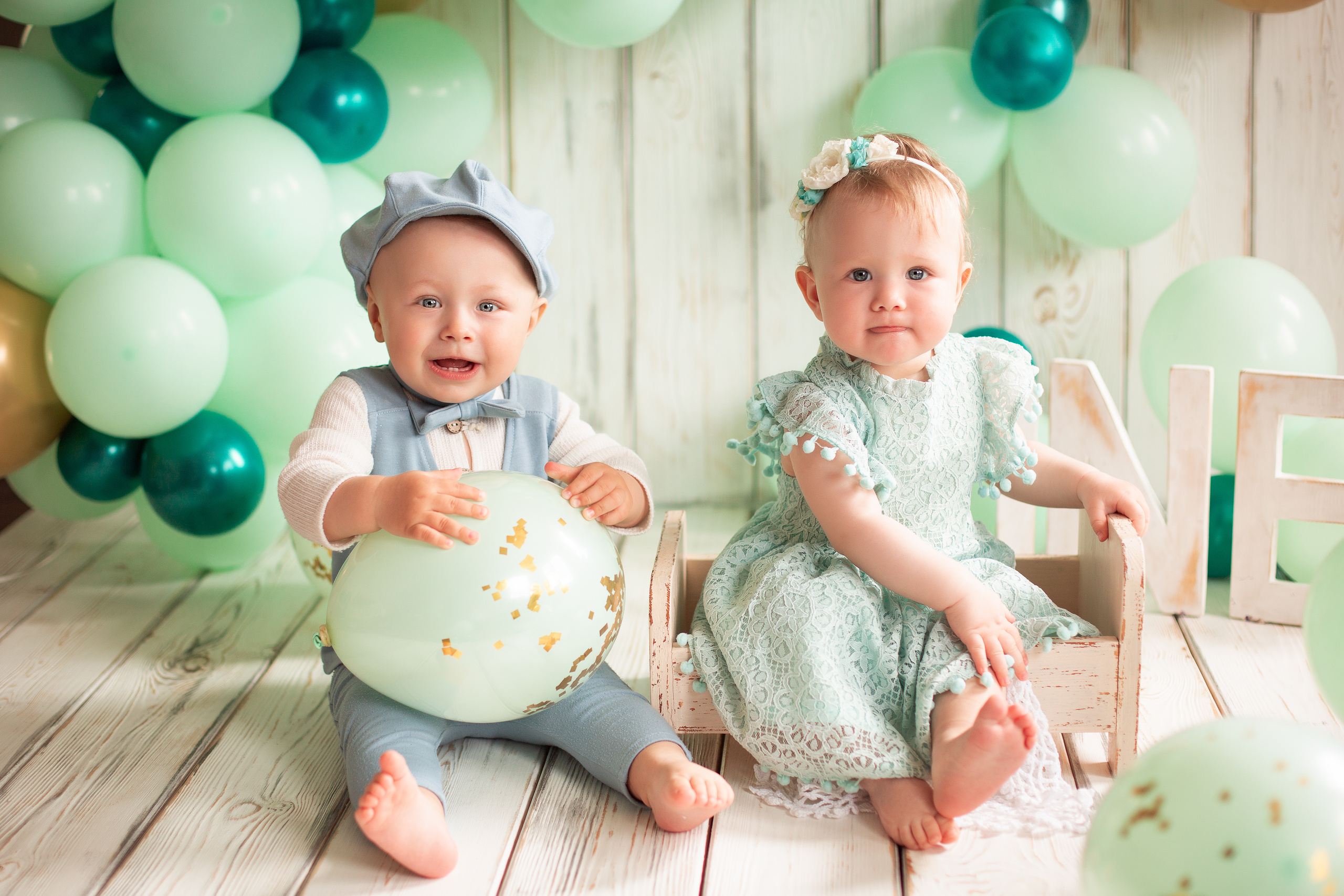 Стилизованная фотоссесия первого годика малыша. Семейный и детский фотограф в Сочи Наталья Вербицкая