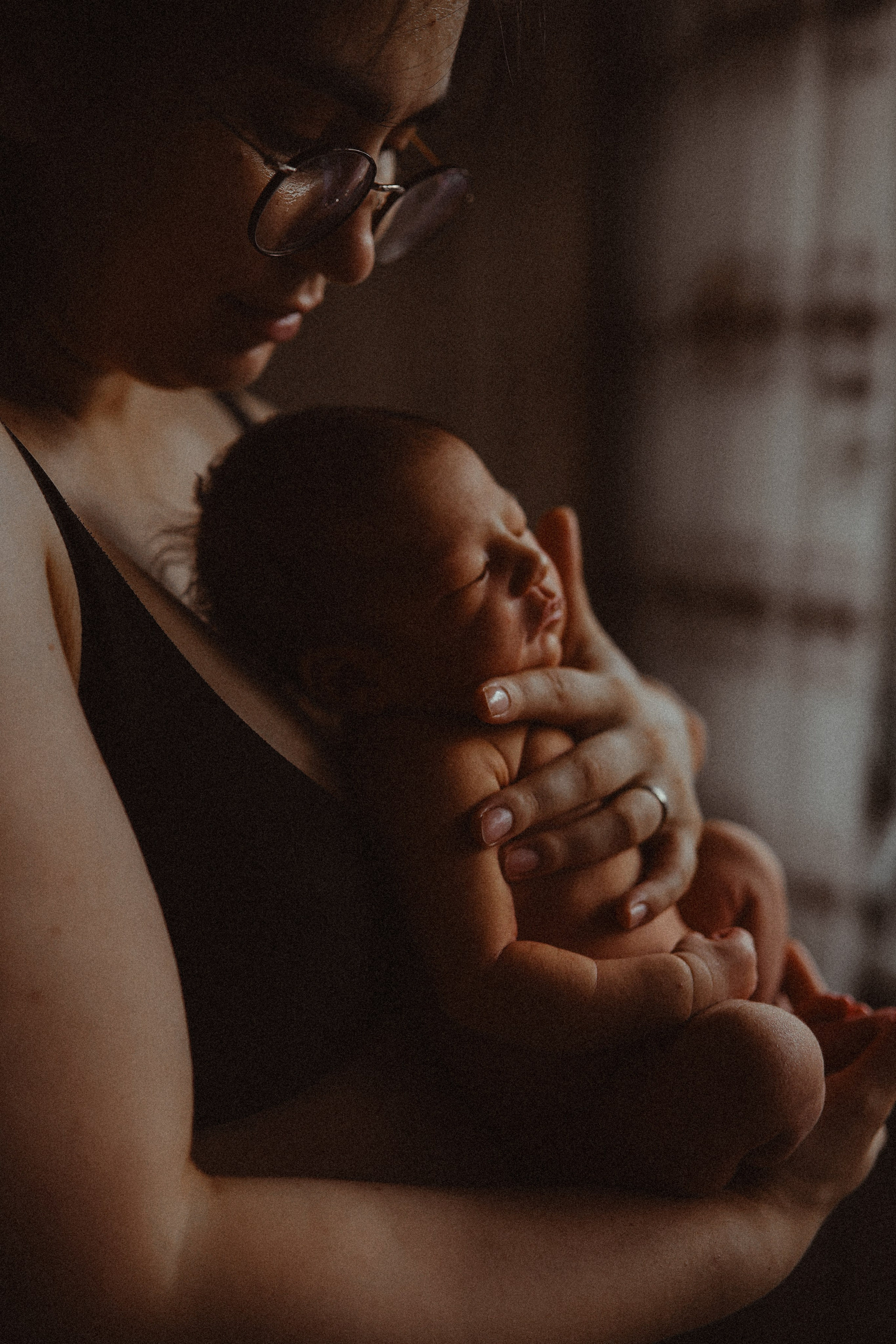 Первая фотосессия новорождённой Ники. Семейный фотограф в Москве и Люберцах Юлия Гуськова