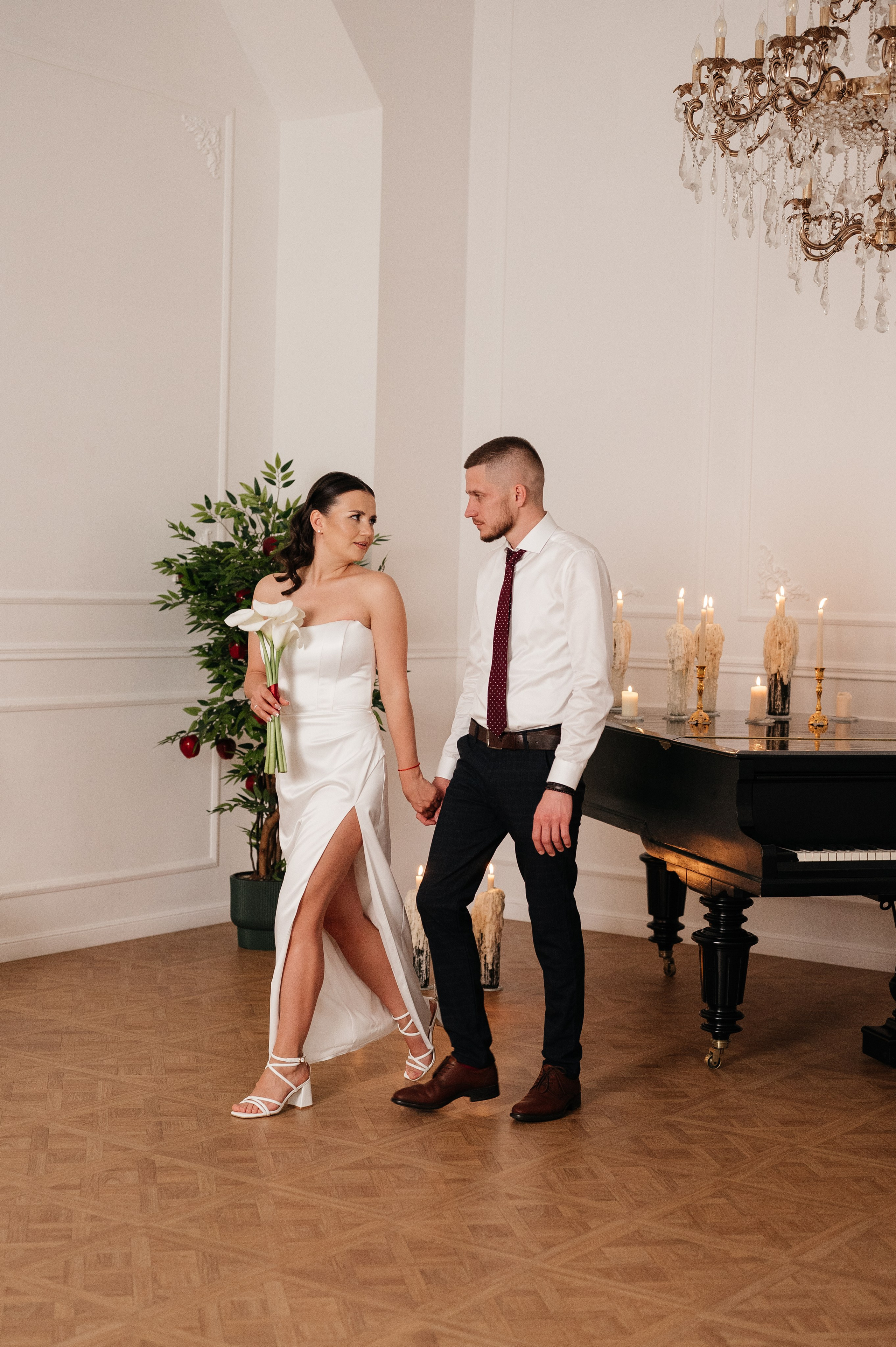 Свадебная фотосессия в студии. Свадебный и семейный фотограф в Краснодаре Алина Мельник