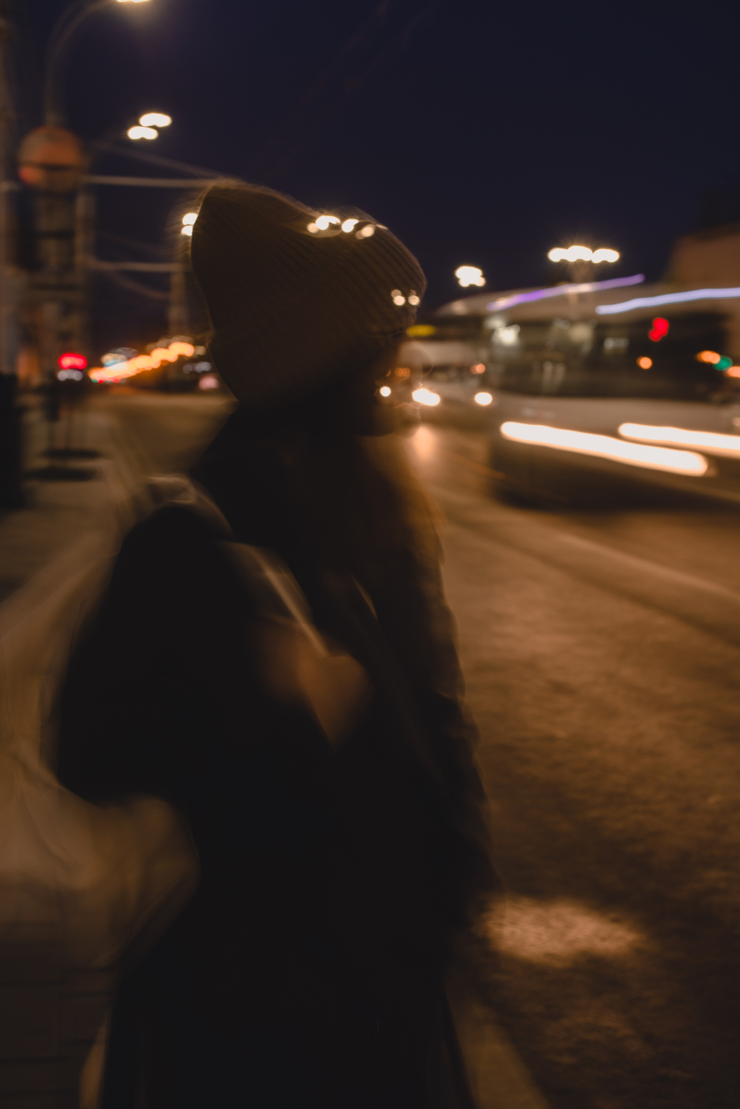 Софи. Огни вечернего города. Фотограф Людмила Белова