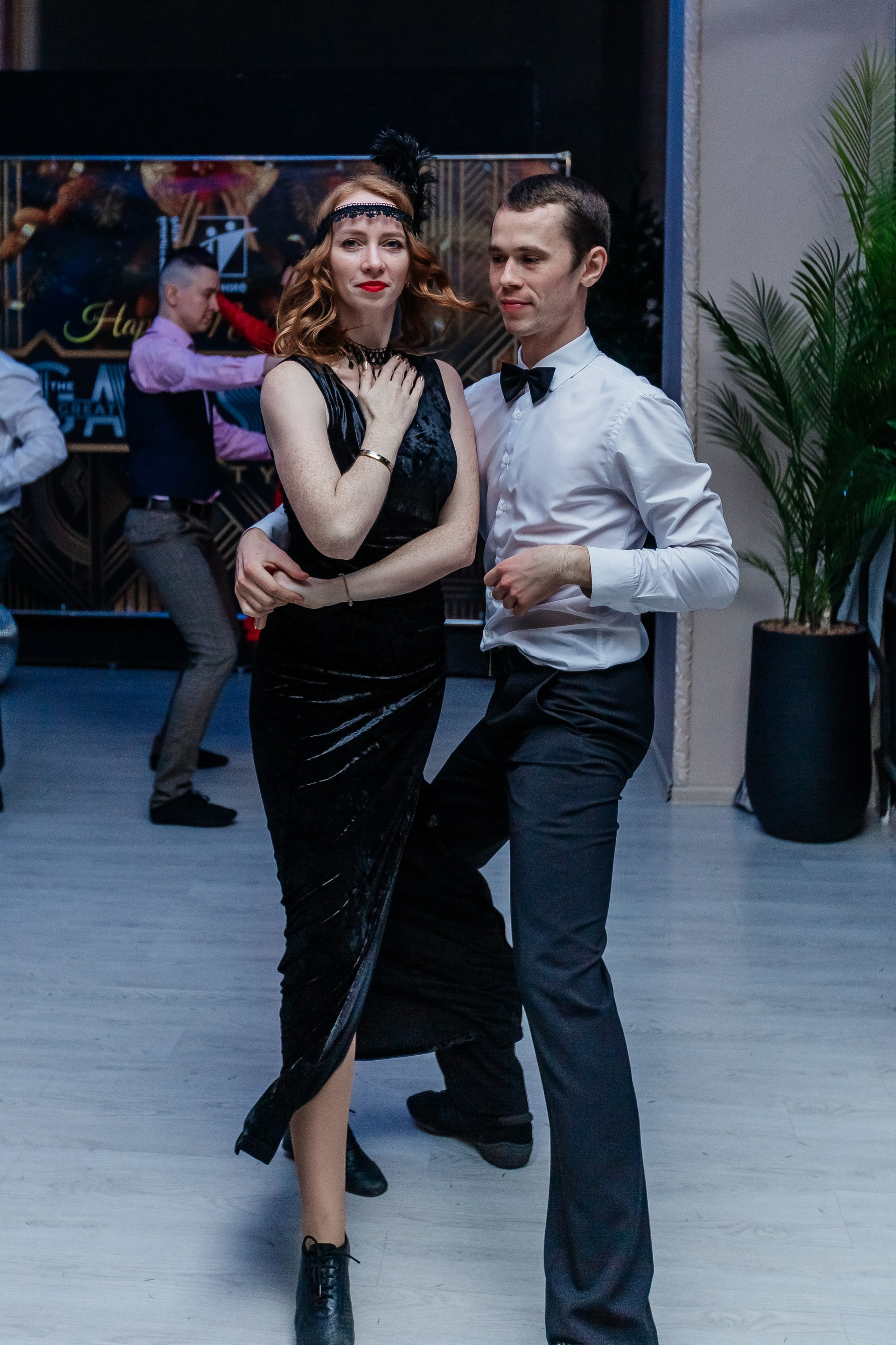 Новогодняя танцевальная хастл-вечеринка в стиле Гетсби. Фотограф Краснодар Марго Хелбен