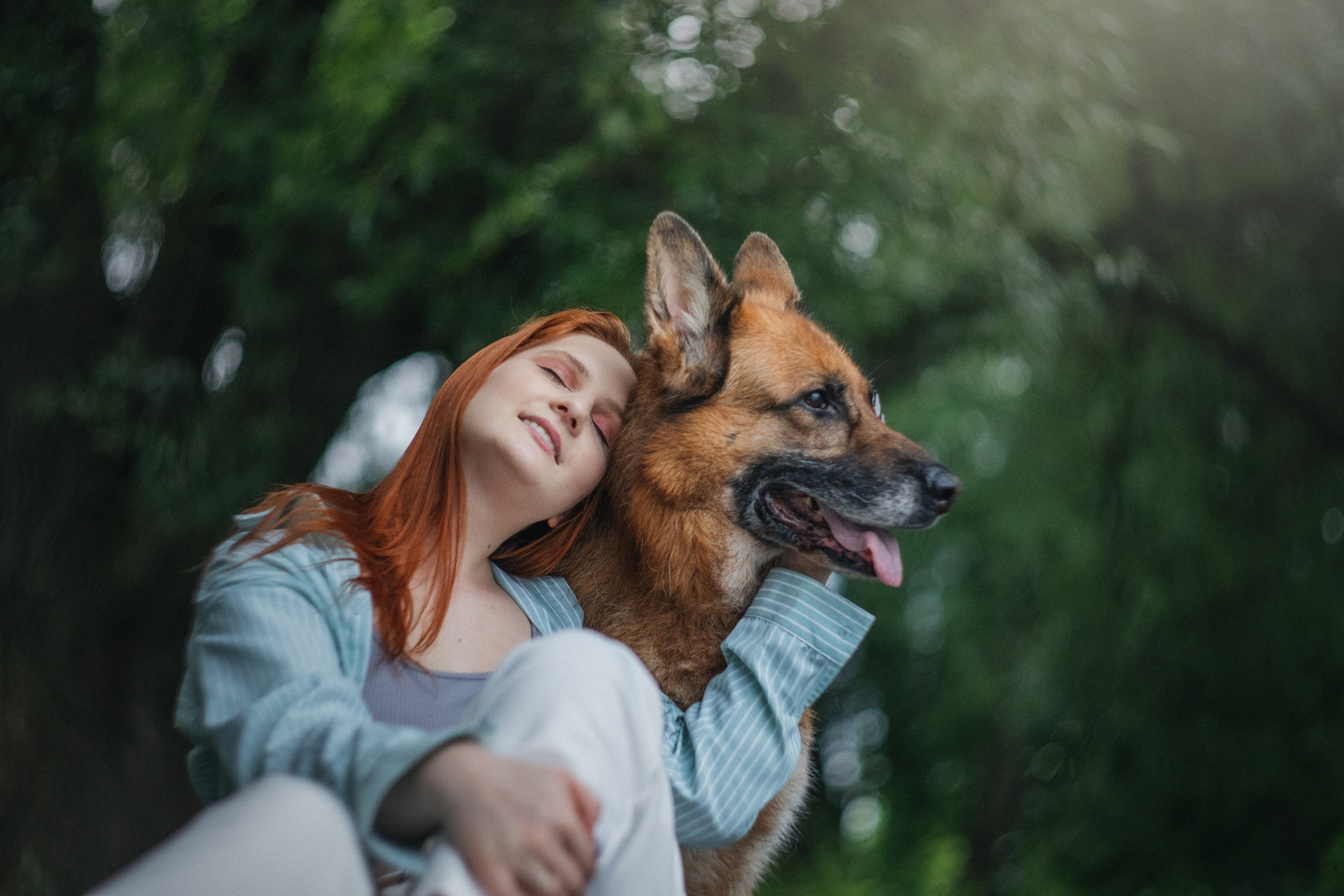 Вика и Фрея. Фотограф анималист в Москве и Санкт-Петербурге Свиридова Анна