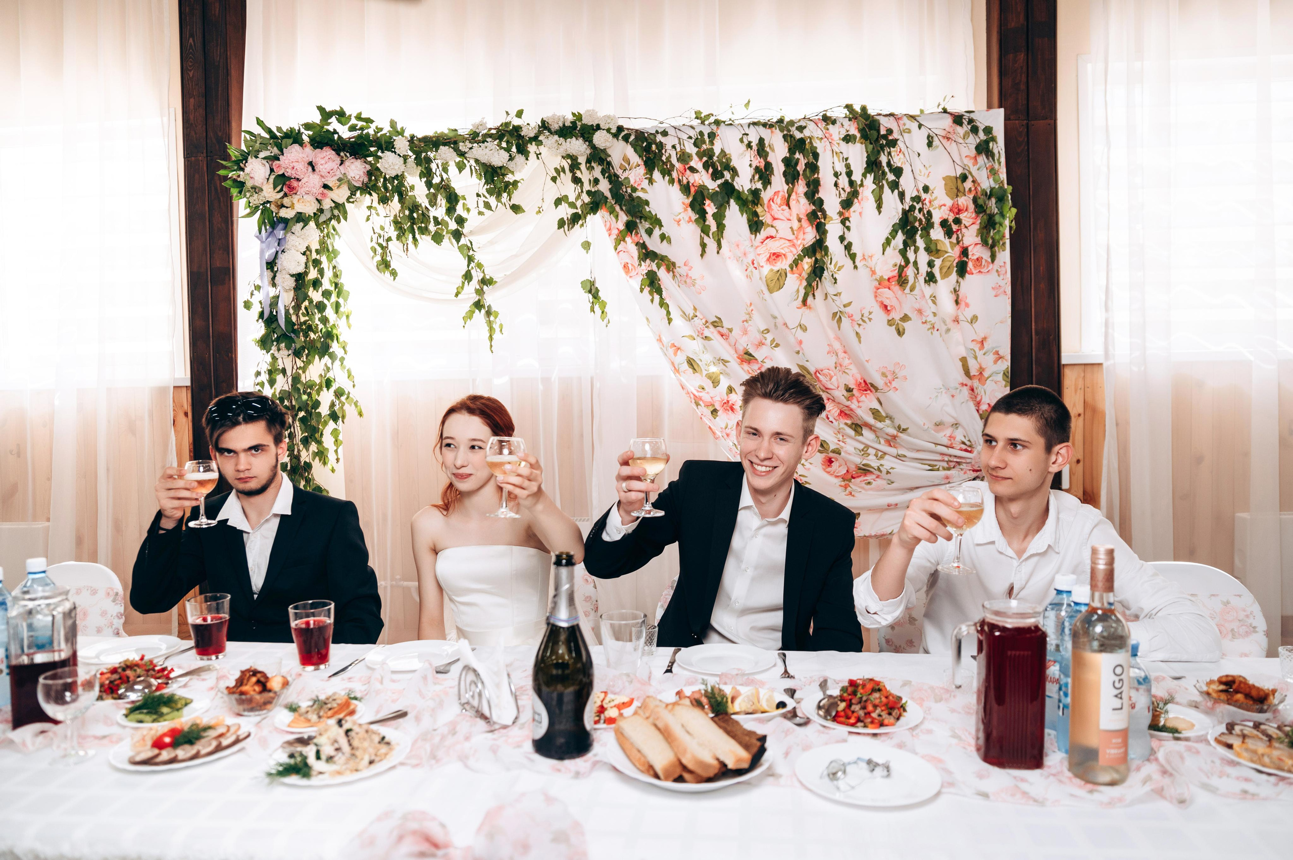 Свадебный банкет. Фотограф в Новосибирске