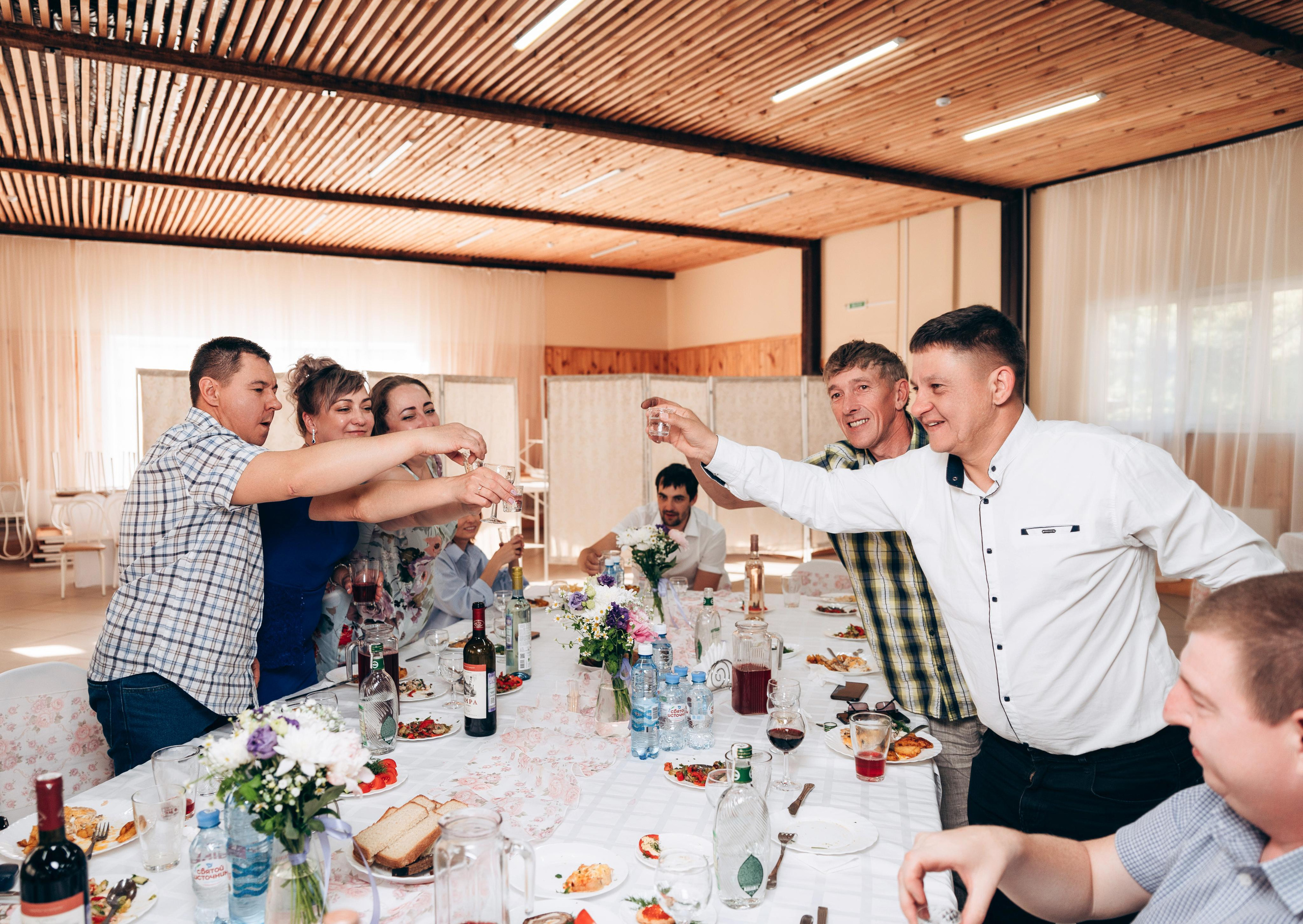 Свадебный банкет. Фотограф в Новосибирске