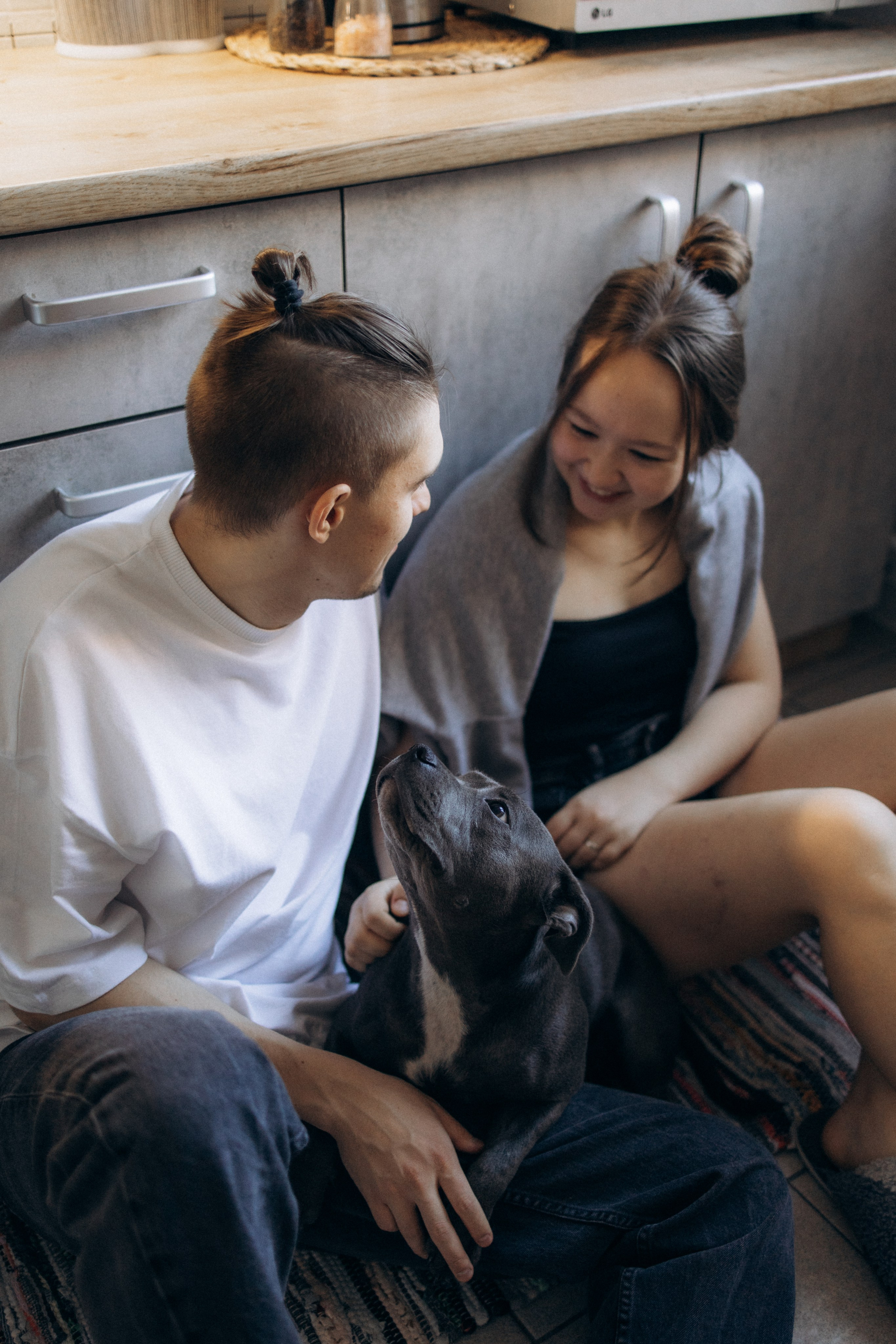 Таня, Егор и Луна. Фотограф анималист в Казани Алина Сулейманова. Фотограф животных