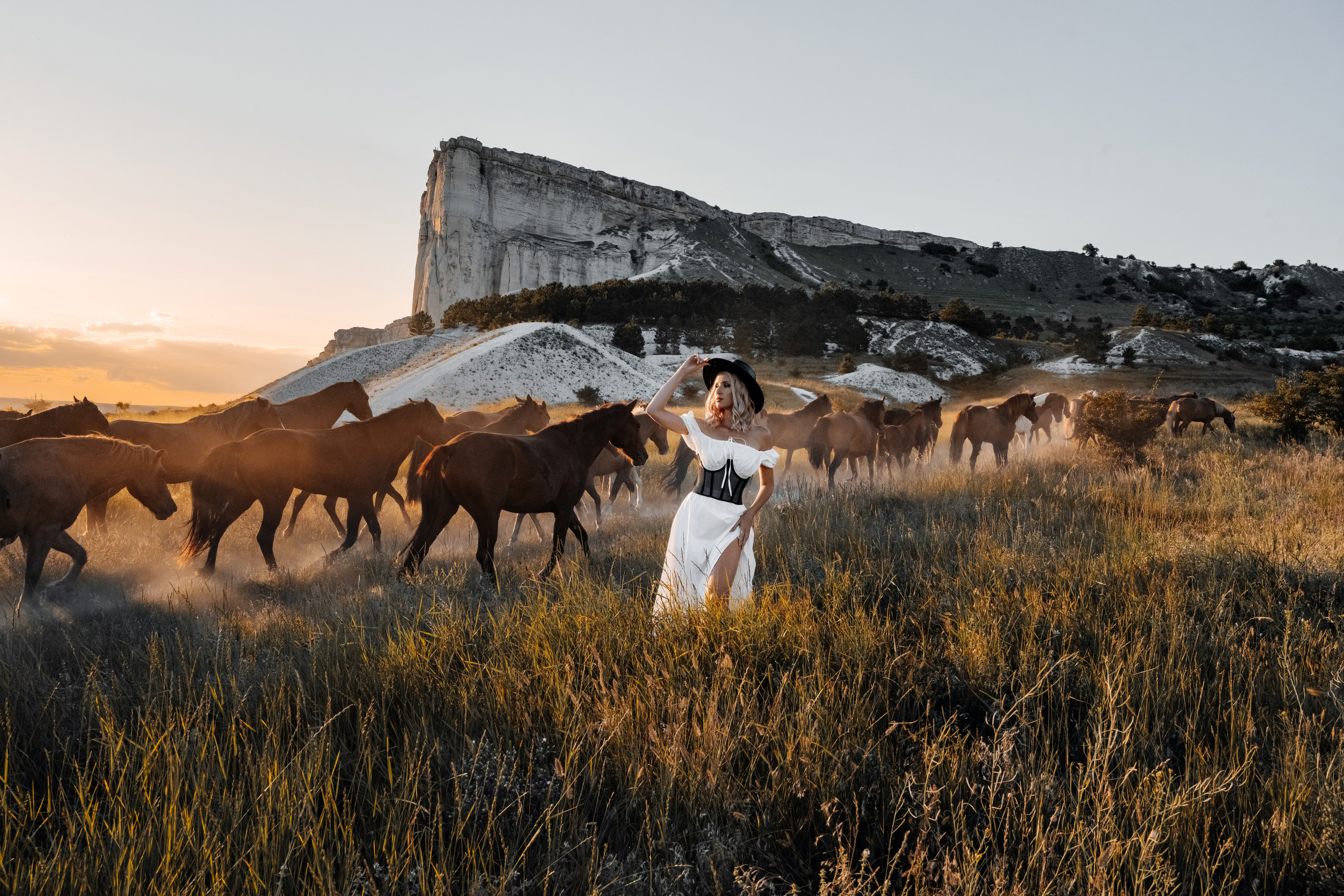Фотосессия на Белой Скале. Фотограф в Крыму Кот Мария