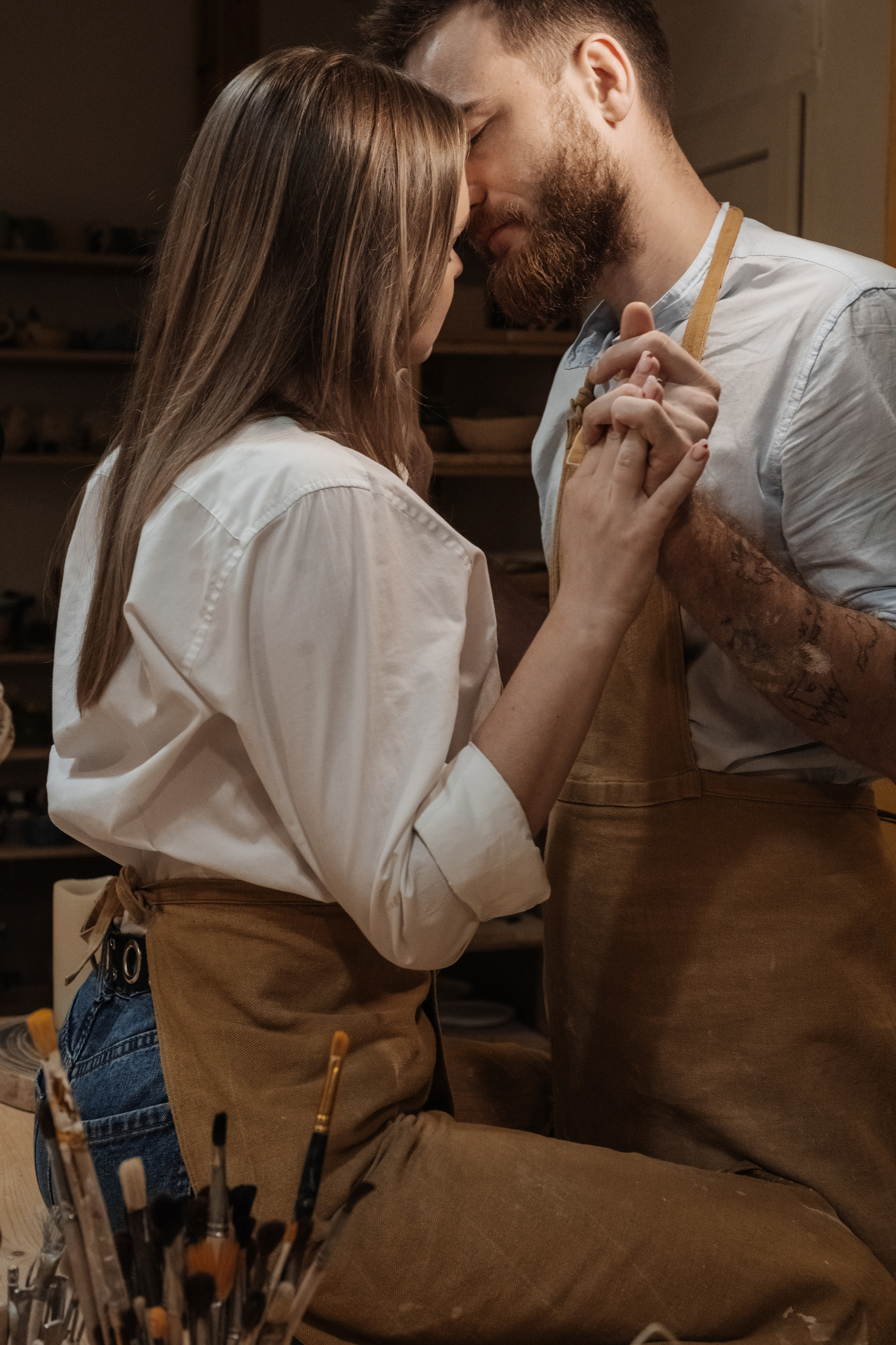 В гончарной мастерской. Фотограф в Крыму Кот Мария