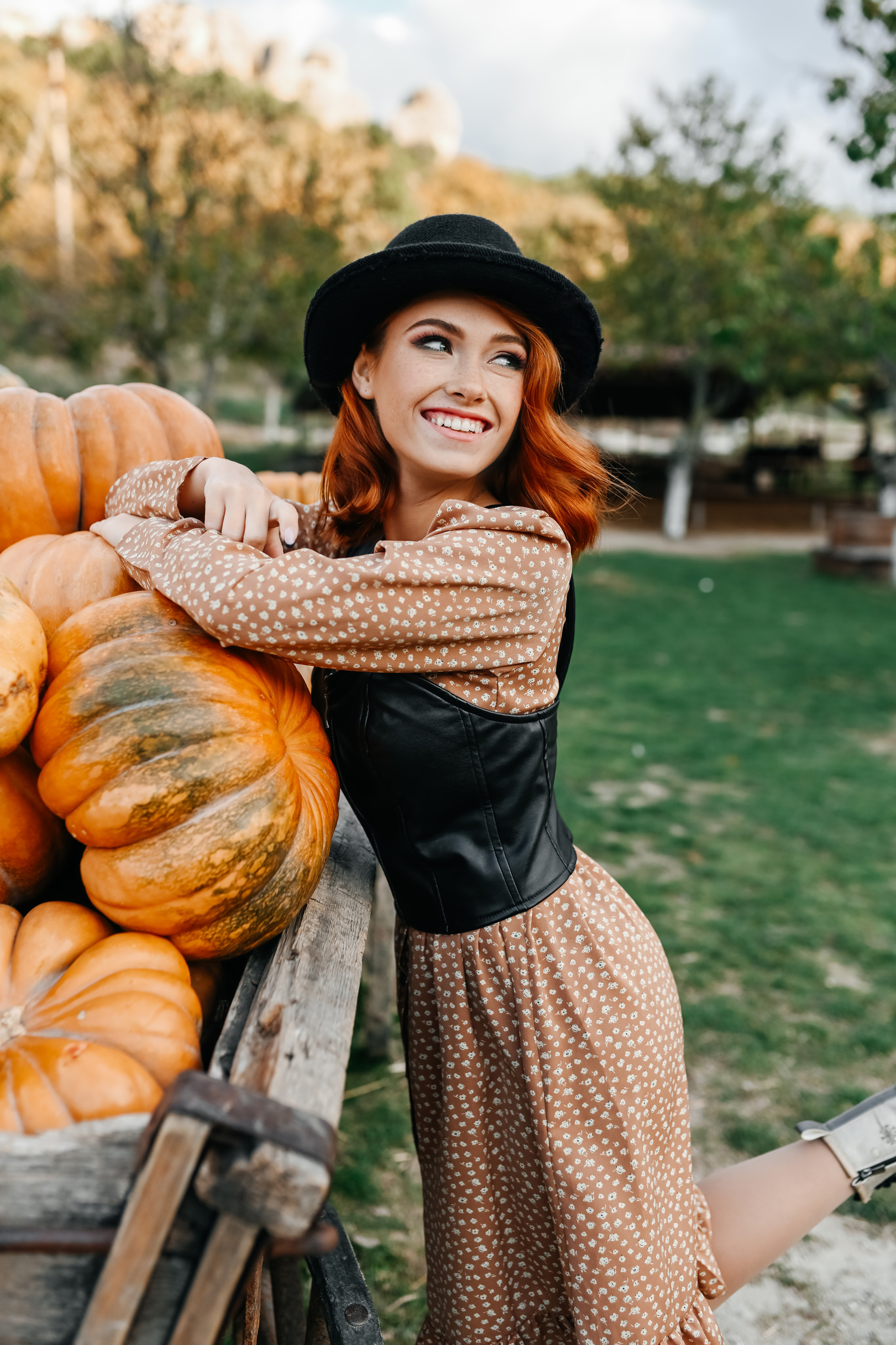 На ферме с тыквами. Фотограф в Крыму Кот Мария