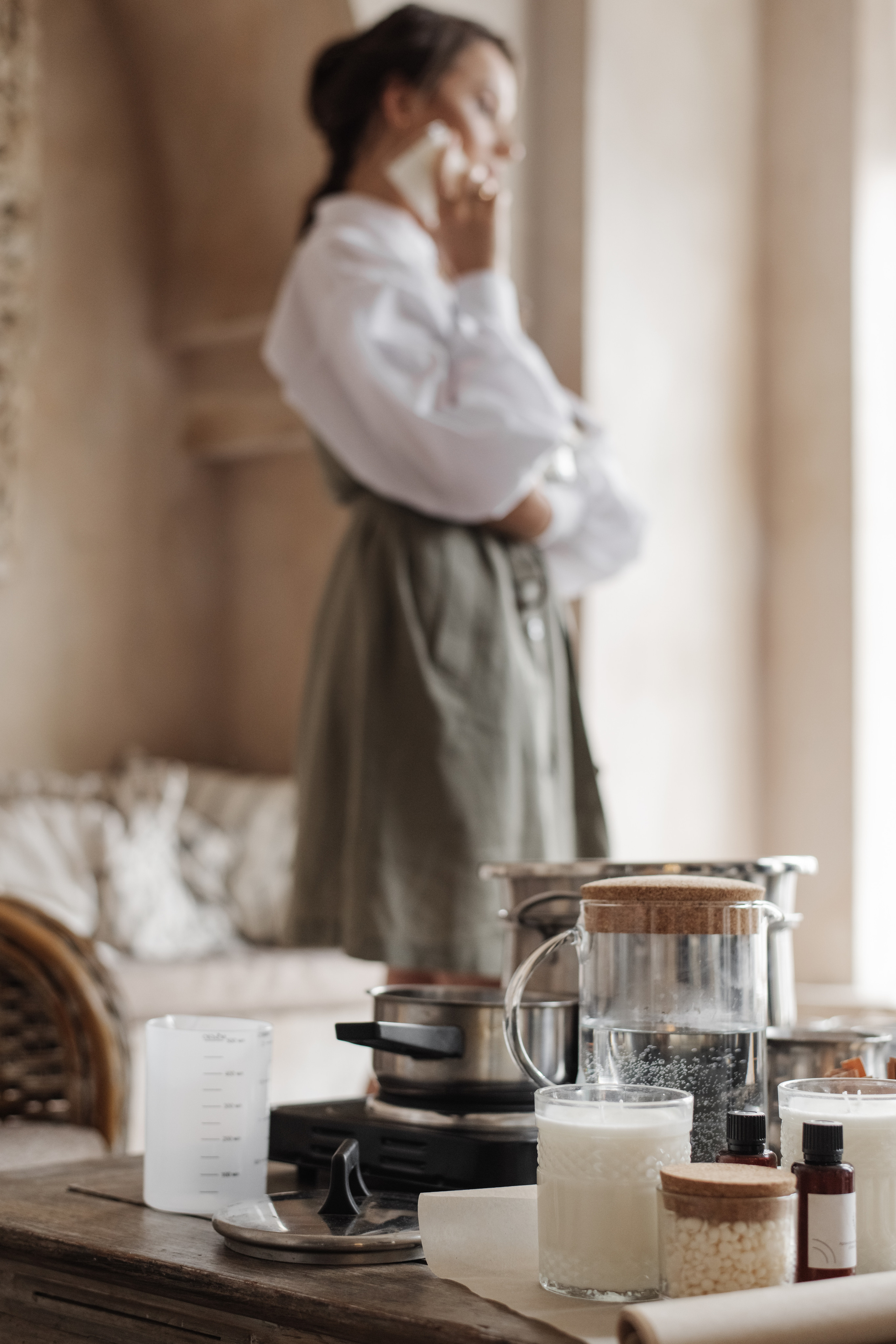 Мастер по изготовлению свечей. Фотограф в Крыму Кот Мария