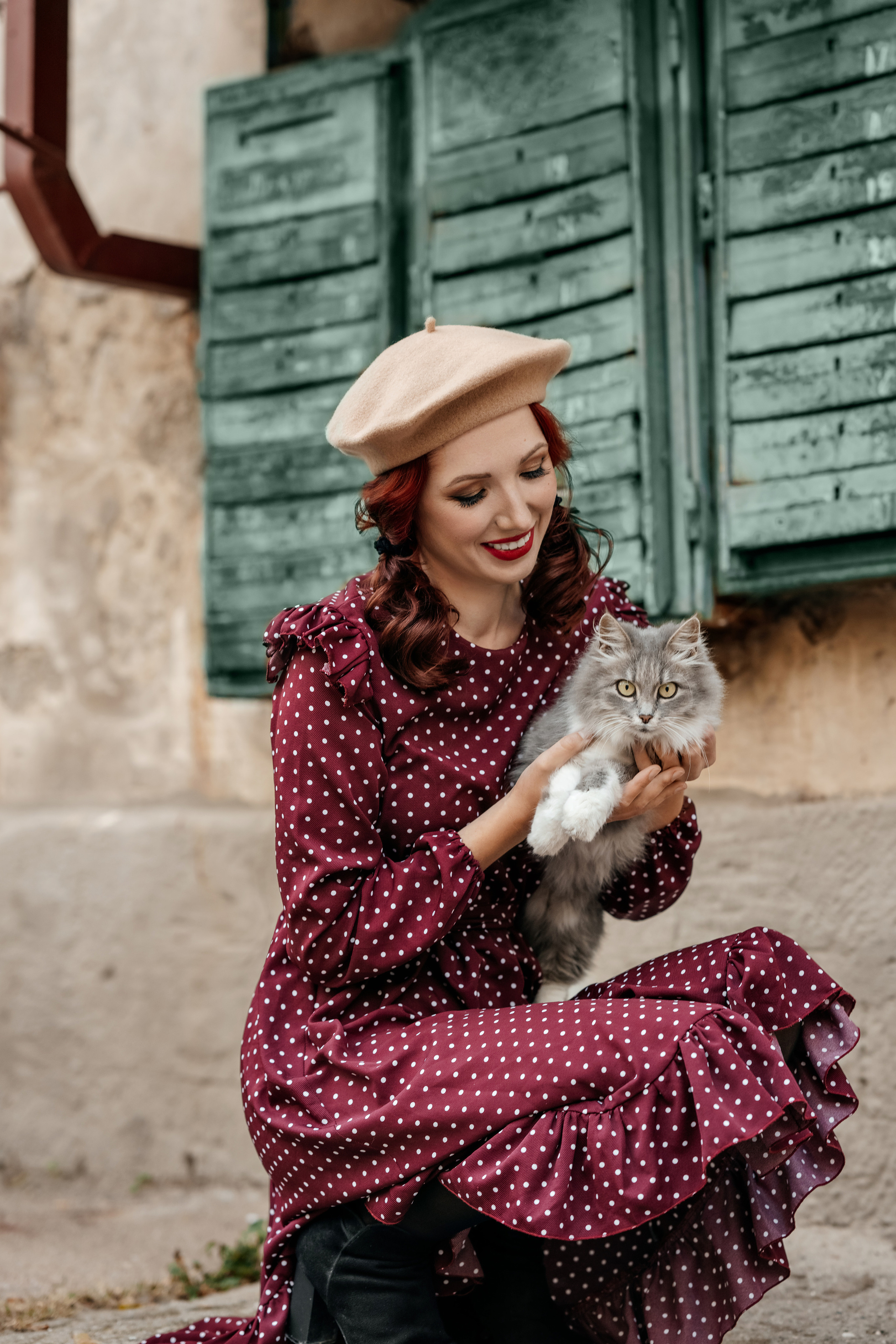 Ретро съемка. Фотограф в Крыму Кот Мария