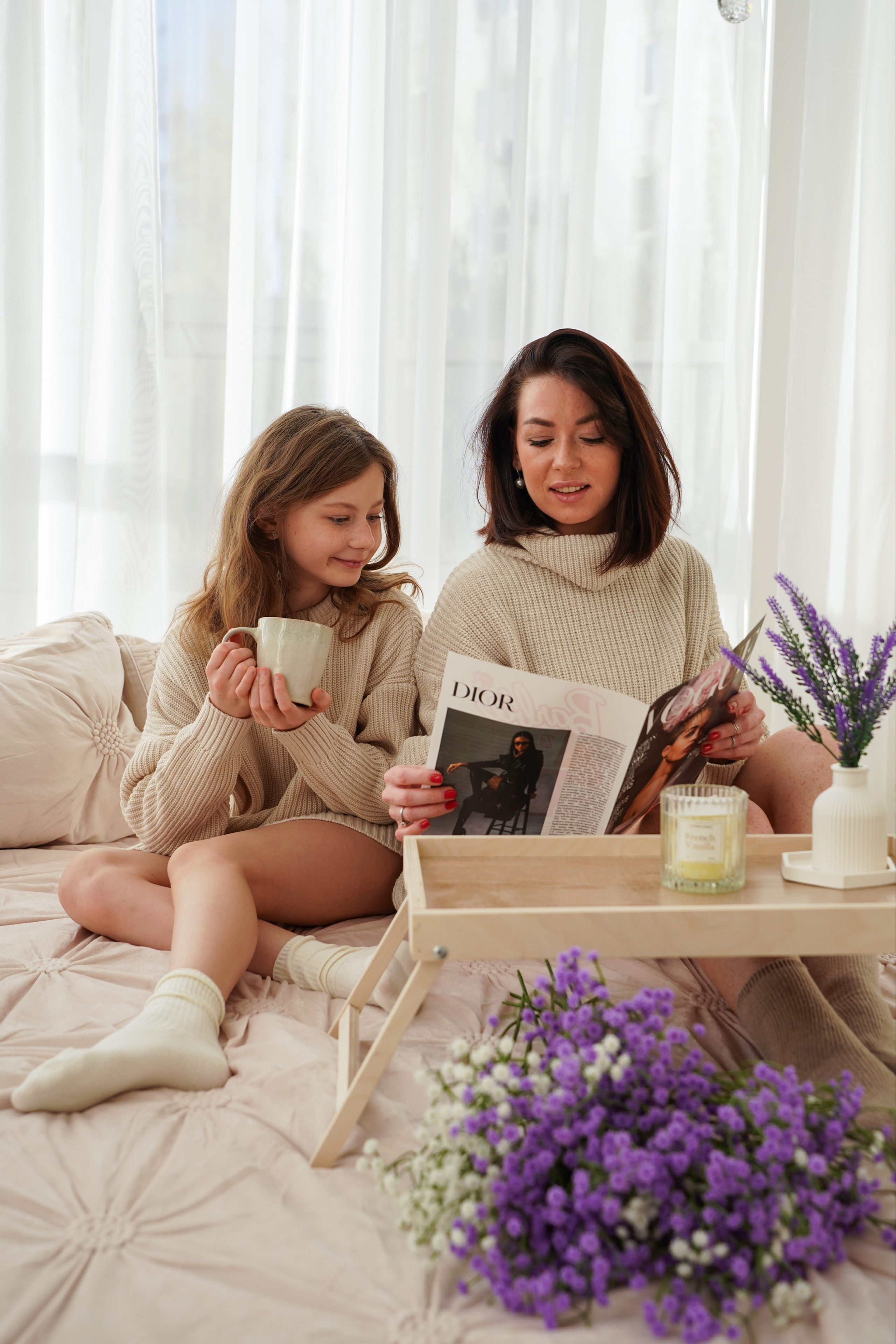 Мама с дочкой в shevapro.studio. Фотограф Москва, визуальный менеджер Дарья Шевченко