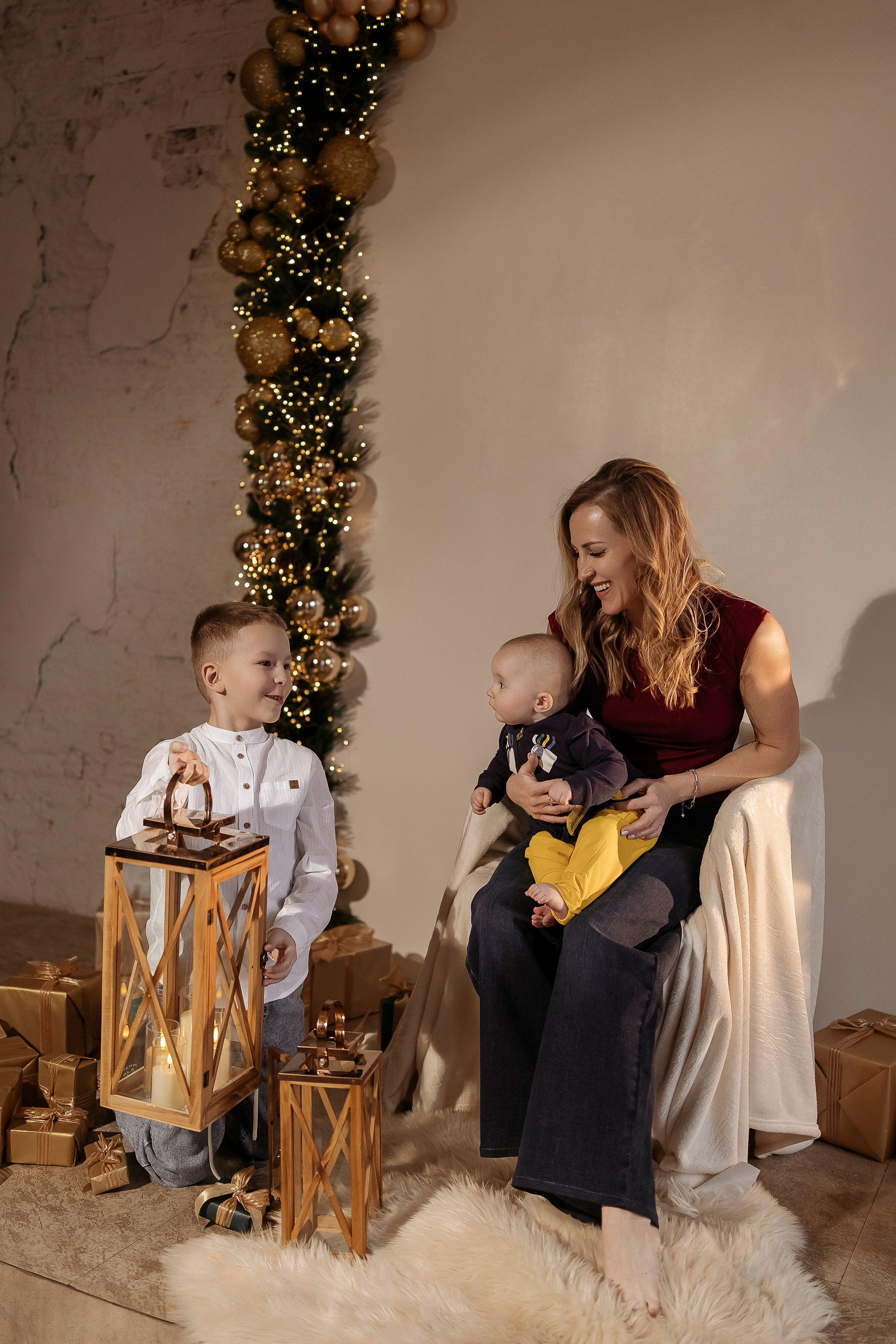 Лофт Новогодний. Семейный и свадебный фотограф в Москве Леванова Александра