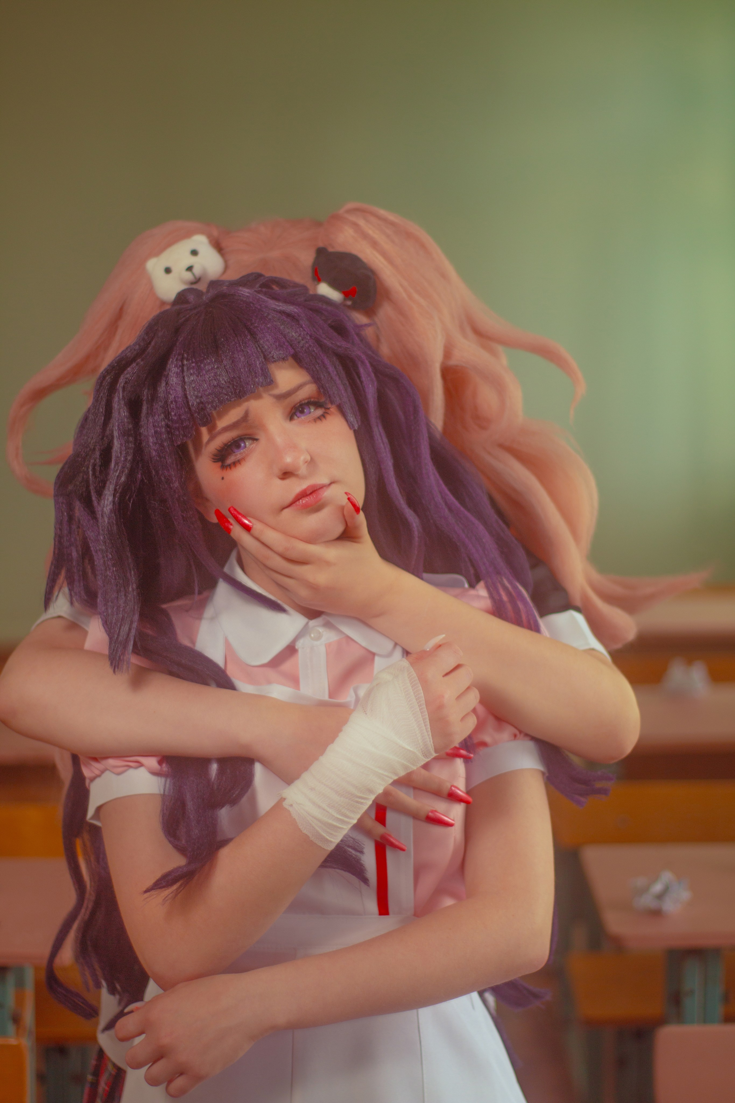 Enoshima Junko & Tsumiki Mikan (Danganronpa), Магадан-Ола 2024. Фотограф NotSilver