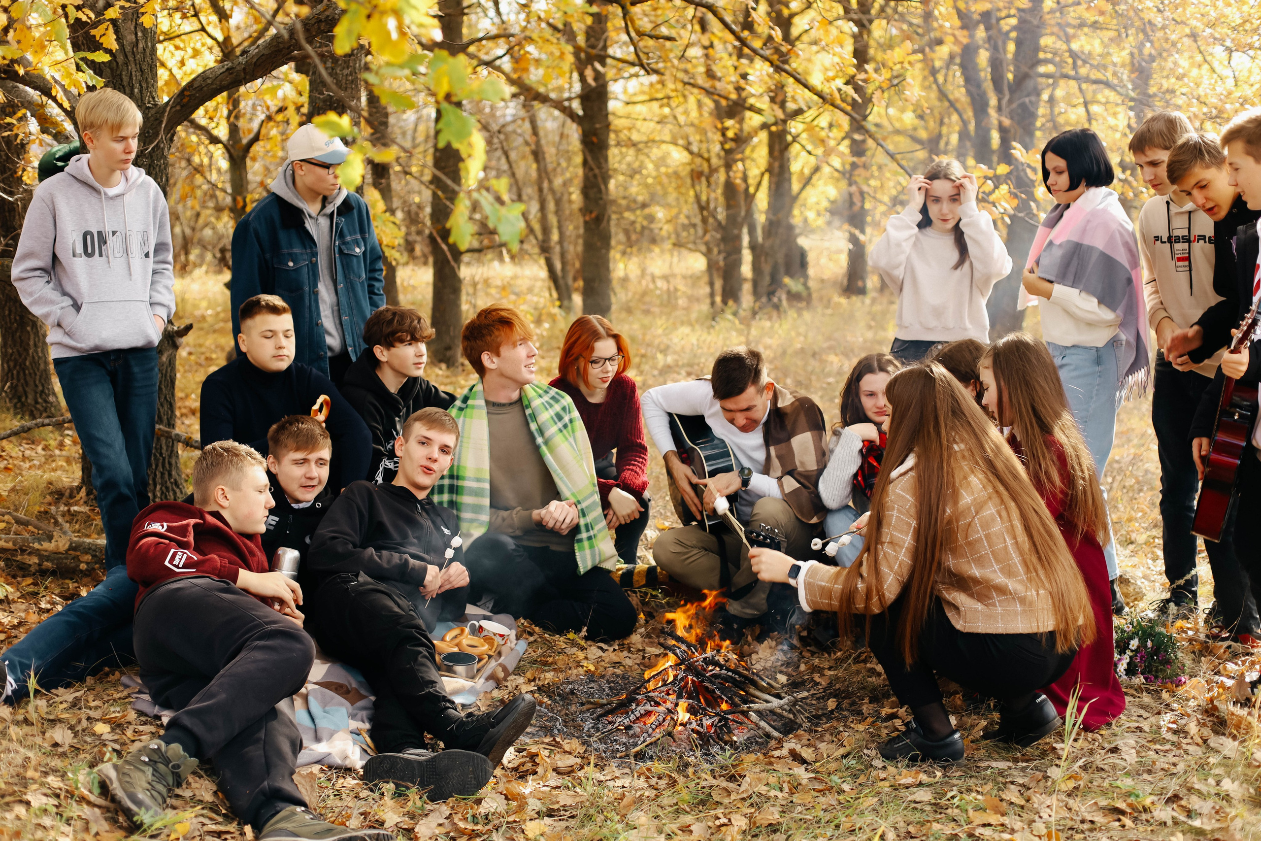 Осенняя фотосессия класса. Семейный и свадебный фотограф в Пензе Валерия Филюкова