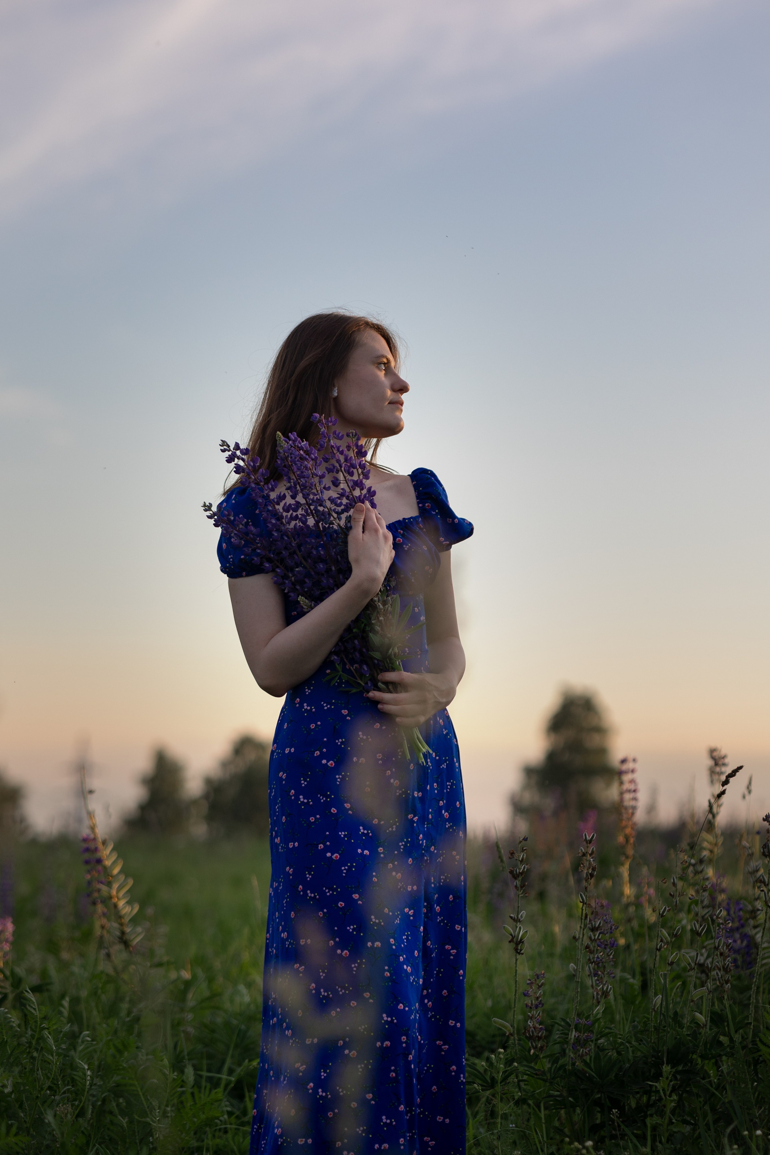 Фотосъемка в люпинах