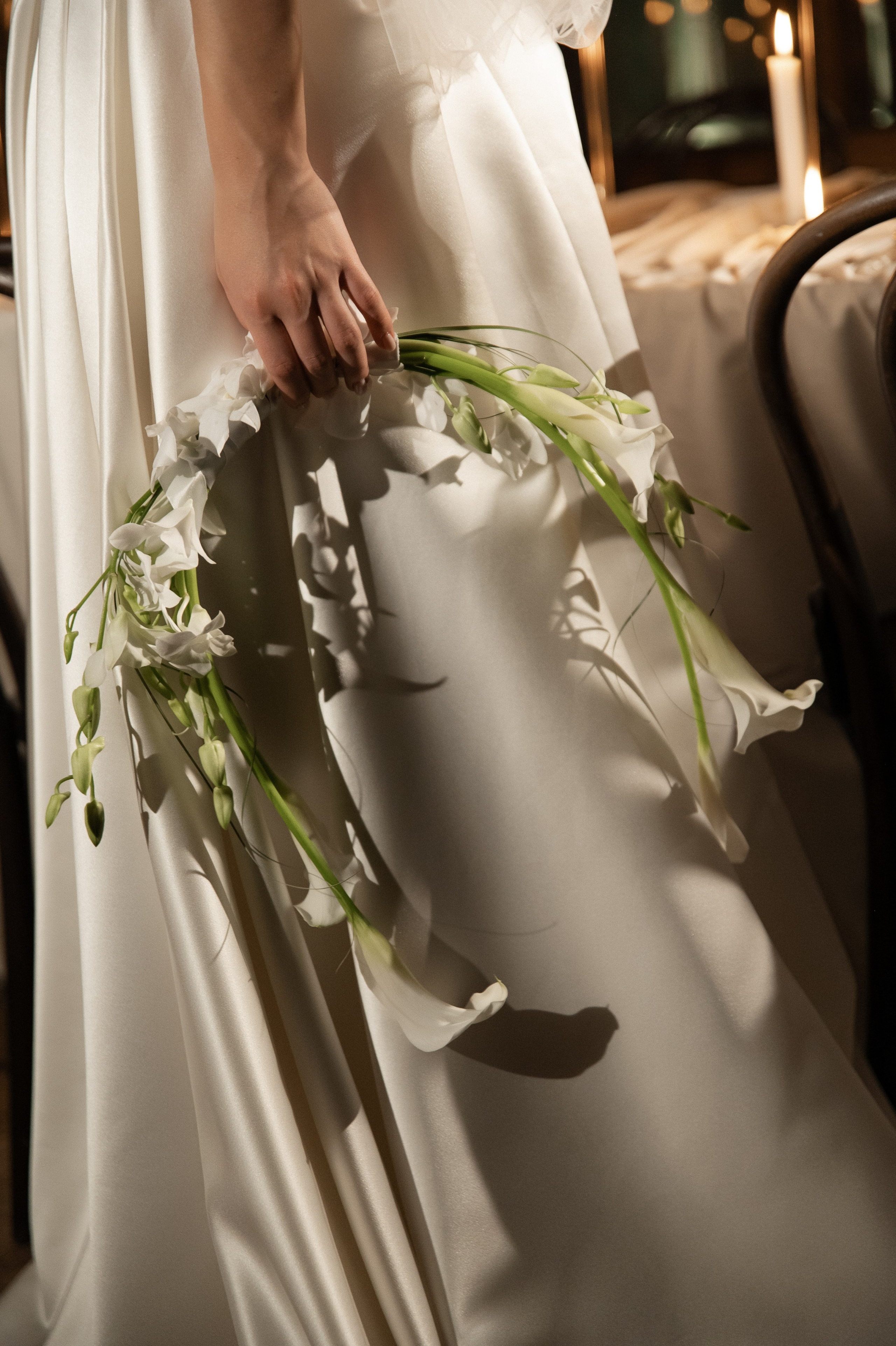 Камерный свадебный ужин при свечах в старинном особняке в фотостудии 21. Kult. Ярослава Ерина — свадебный фотограф в Москве