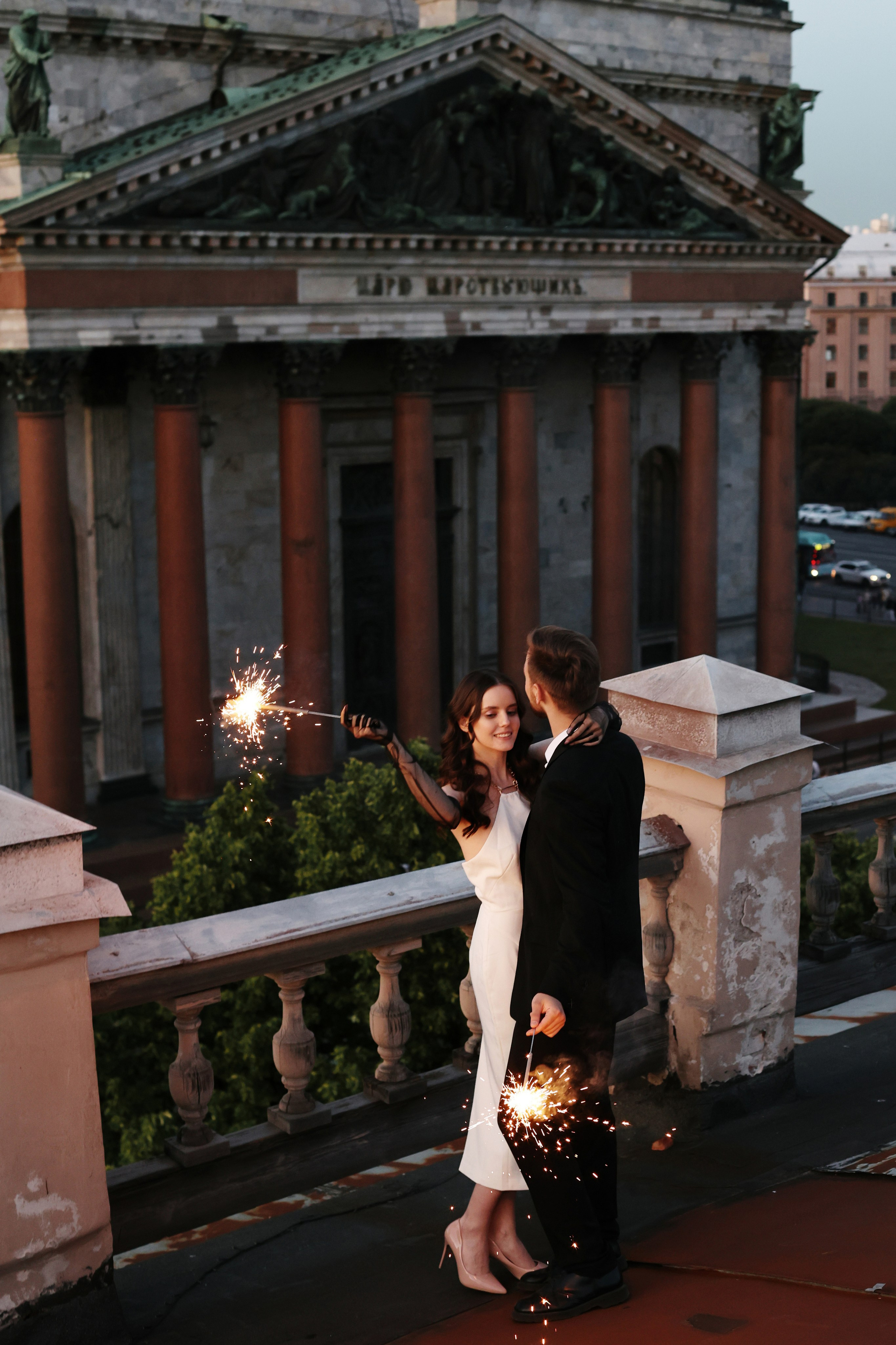 Волшебный вид на Исаакиевский собор. Свадебный и love story фотограф в Санкт-Петербурге (Спб) Natali Iva