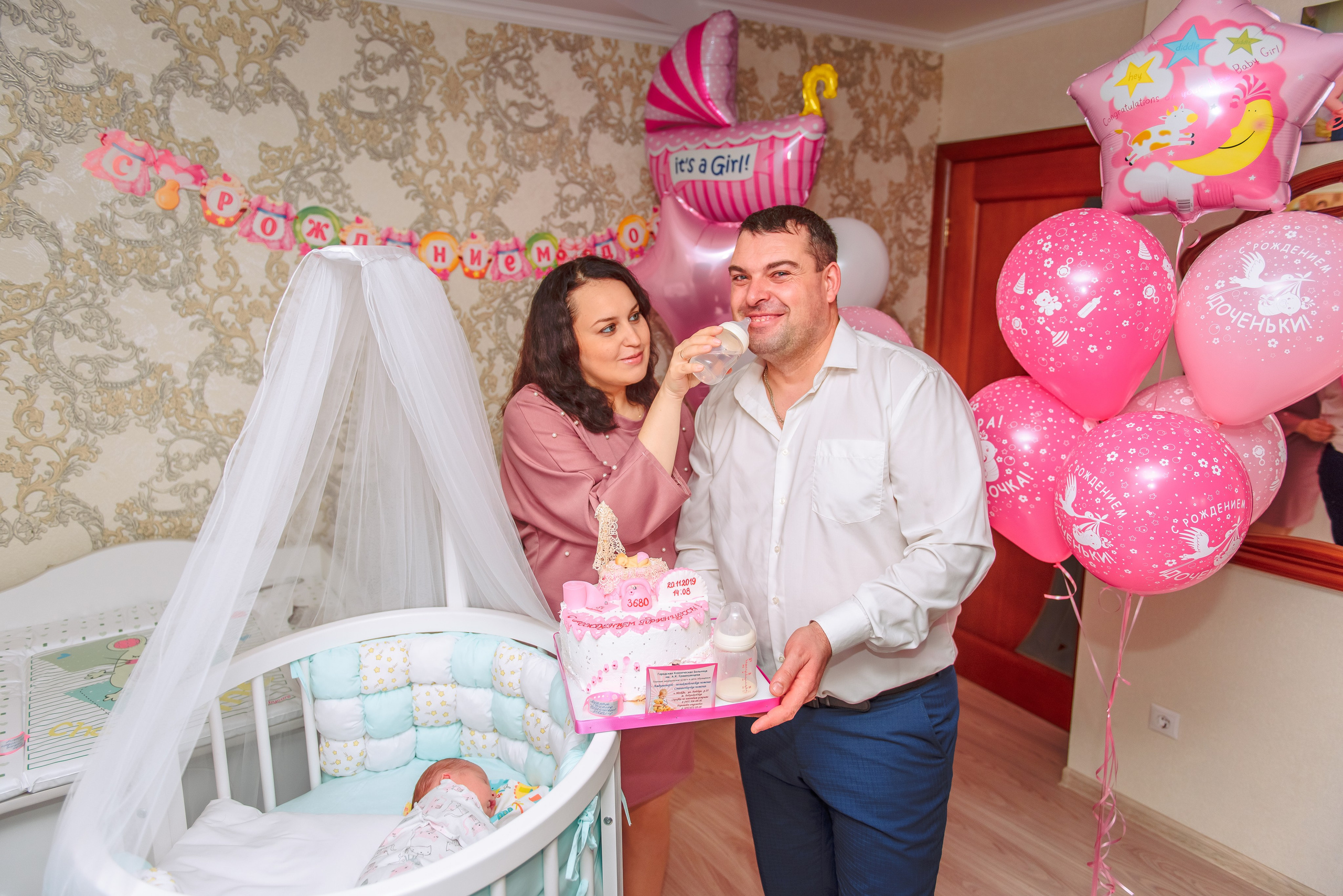 Выписка из роддома. Свадебный и семейный фотограф в Москве Юлия Винник