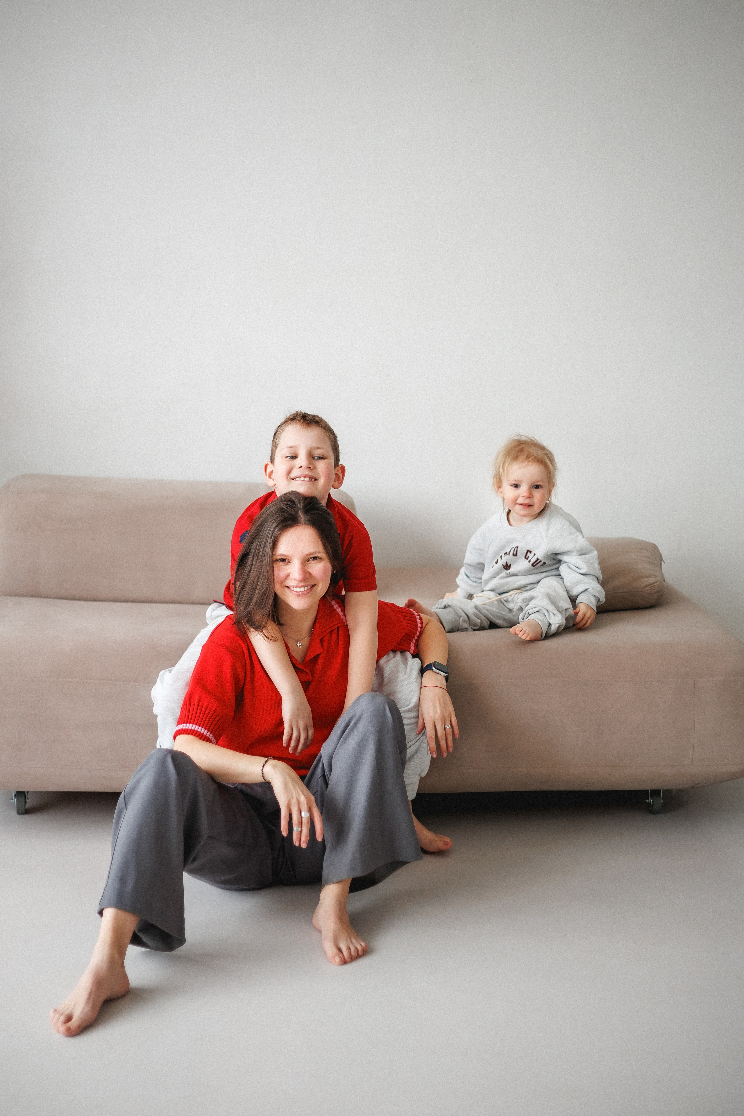 Даша и сыновья. Фотограф в Москве Базанова Дарья