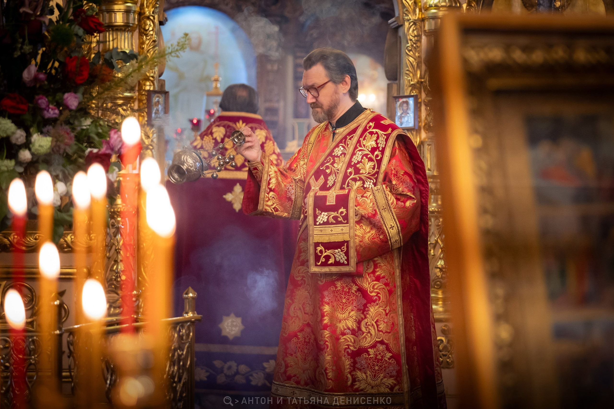 Храм Преображения Господня в Богородском. Антипасха. Антон и Татьяна Денисенко — В храме