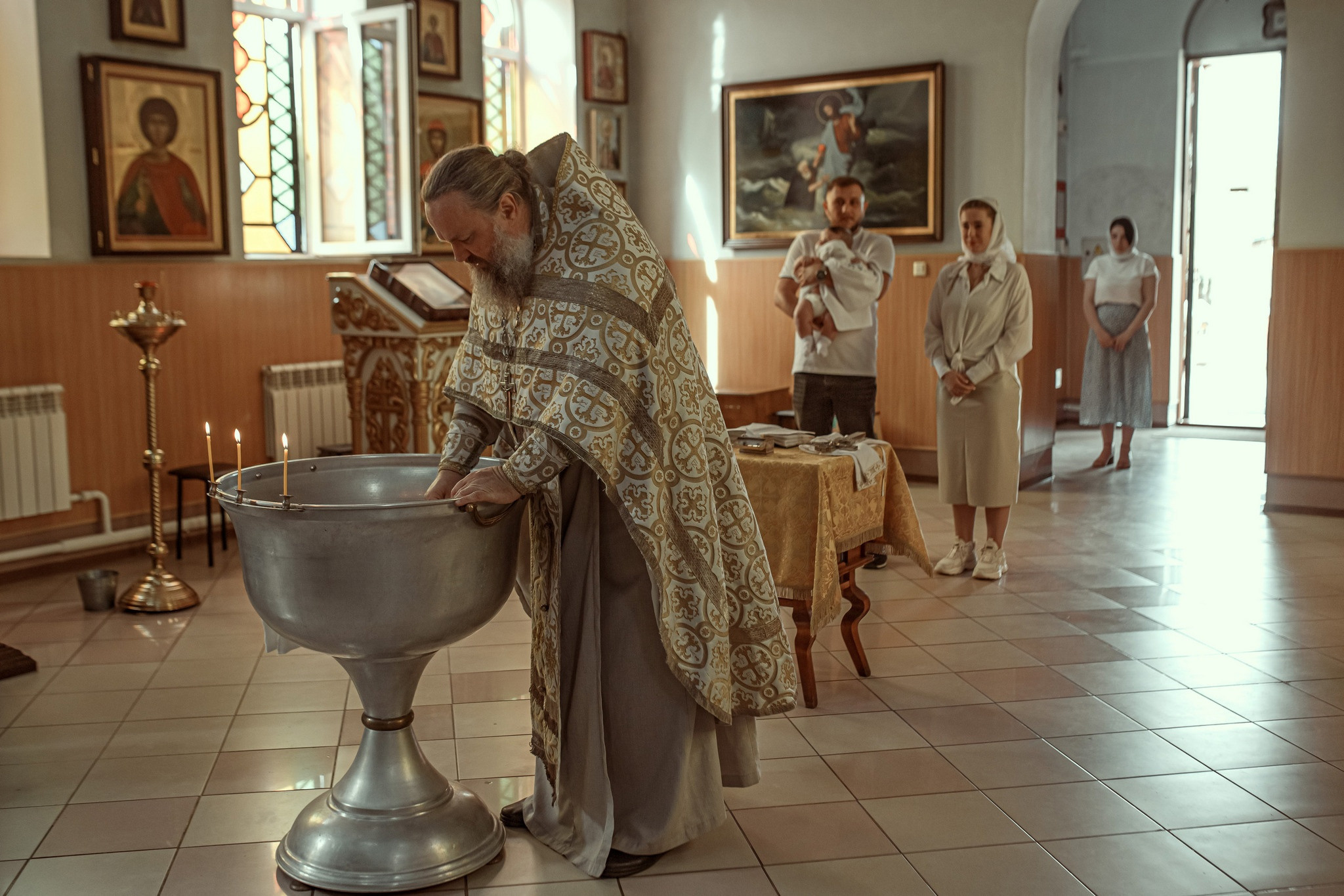 Крещение Степана. 9.09.2023. Детский семейный фотограф в Абинске