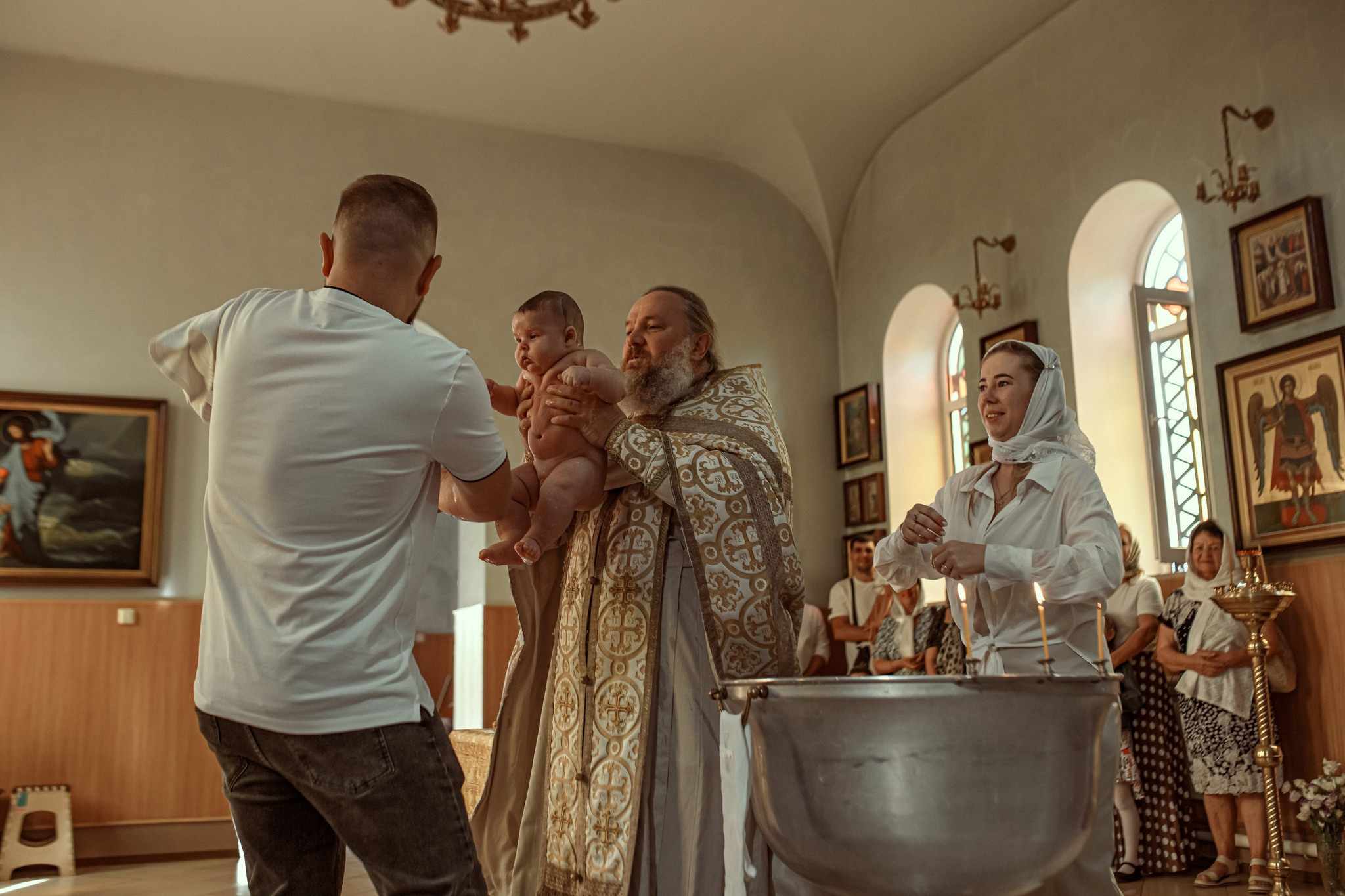 Крещение Степана. 9.09.2023. Детский семейный фотограф в Абинске